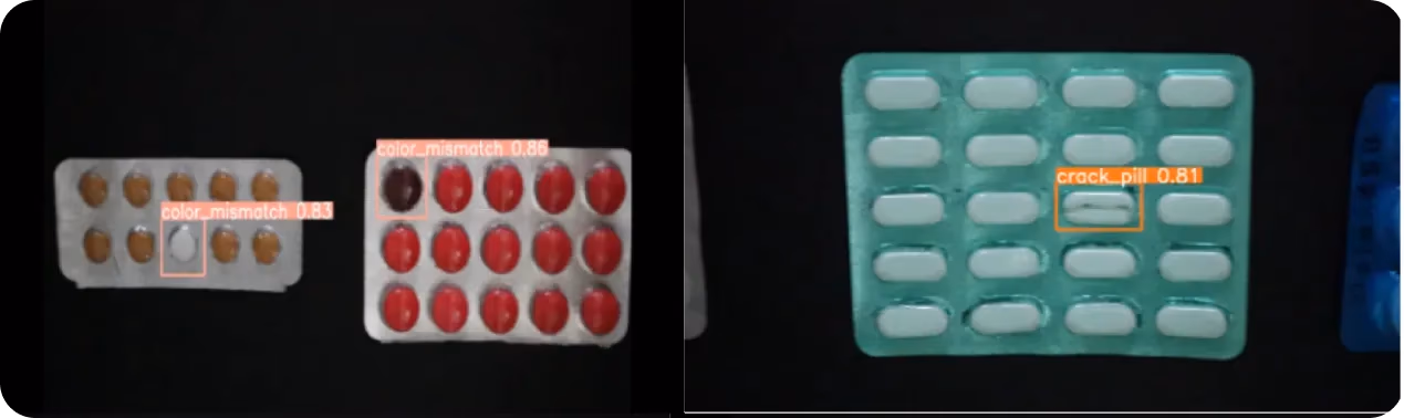 Computer Vision bei der Erkennung von Farbabweichungen und beschädigten Pillen in Blisterpackungen