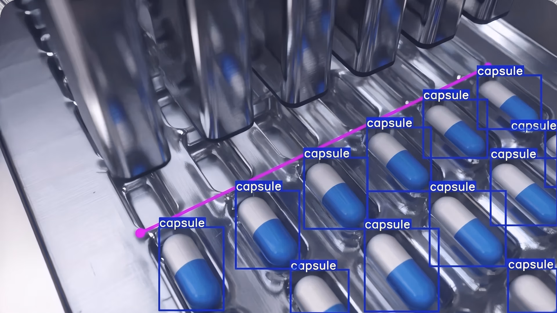 Pill counting and detection using an Ultralytics YOLO model