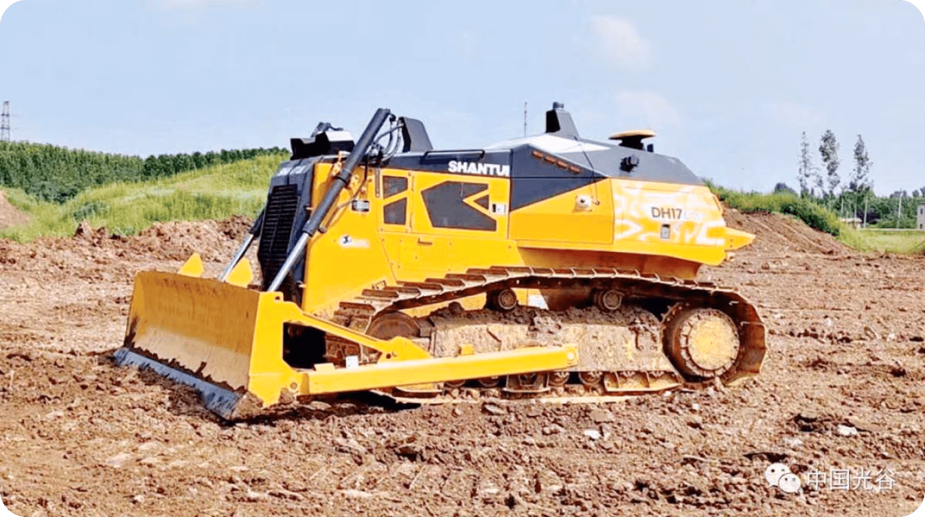 Un esempio di bulldozer autonomo