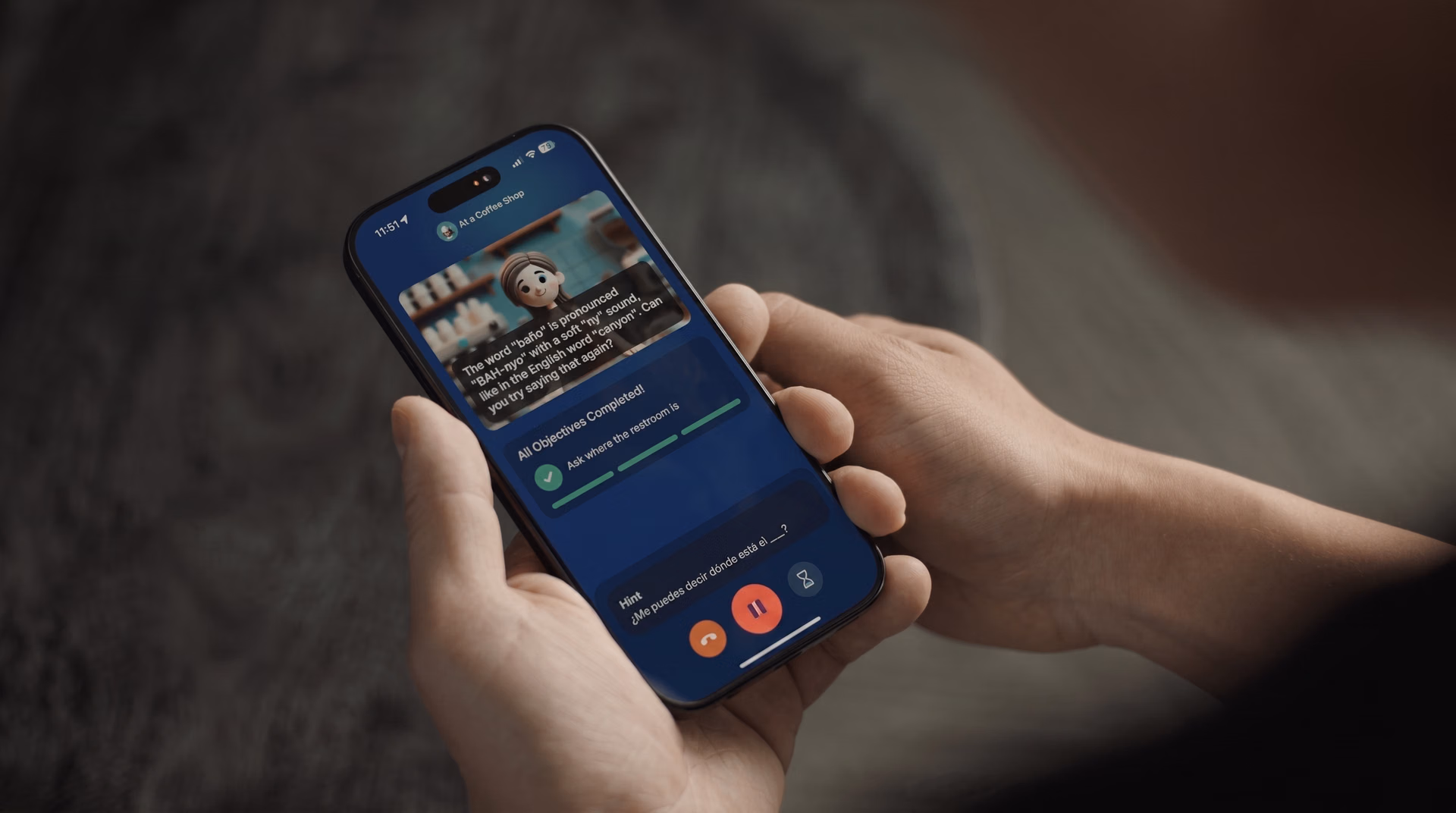 Using the Realtime API to practice conversations in a new language