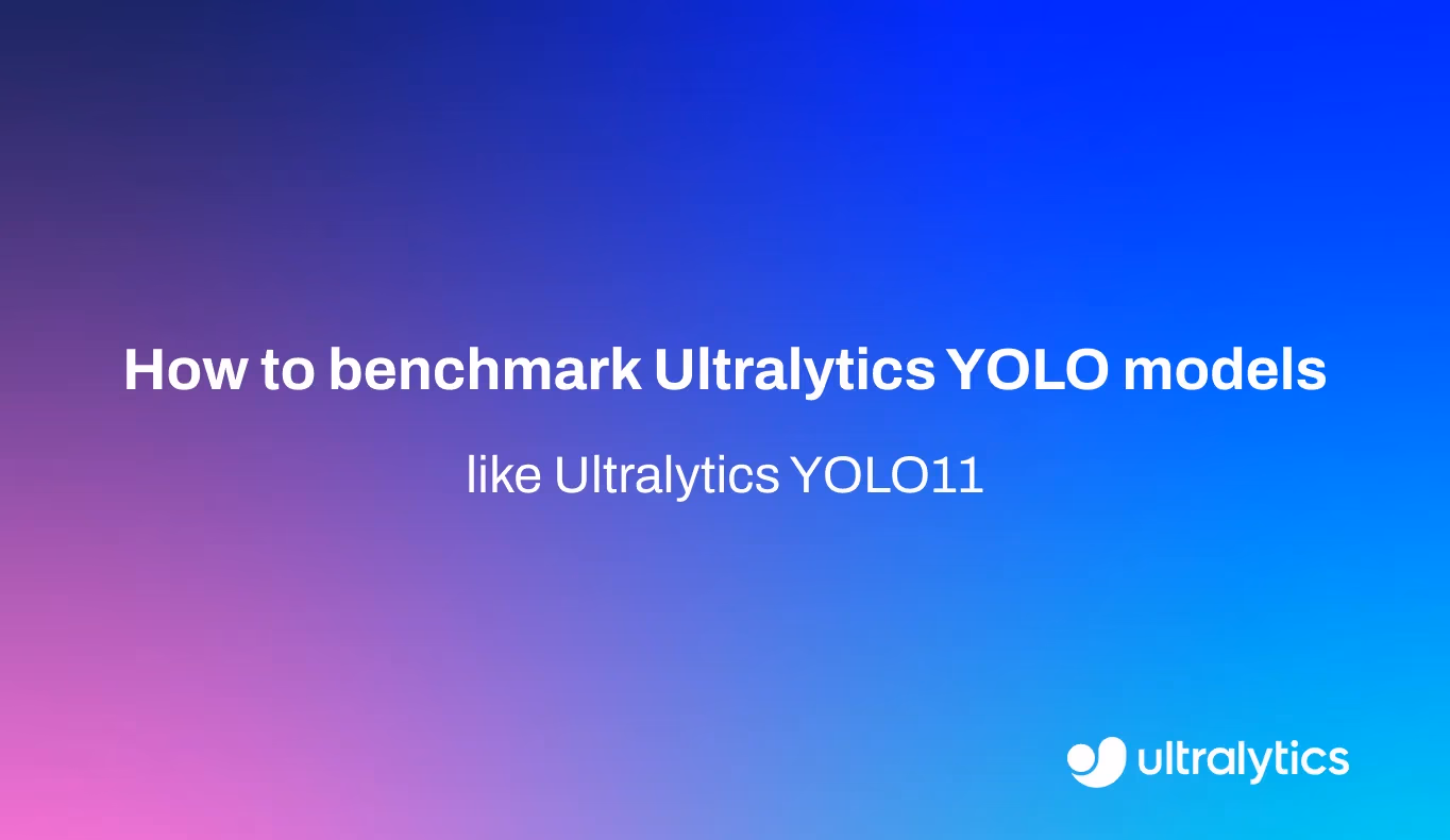Benchmark dei modelli Ultralytics YOLO come YOLO11