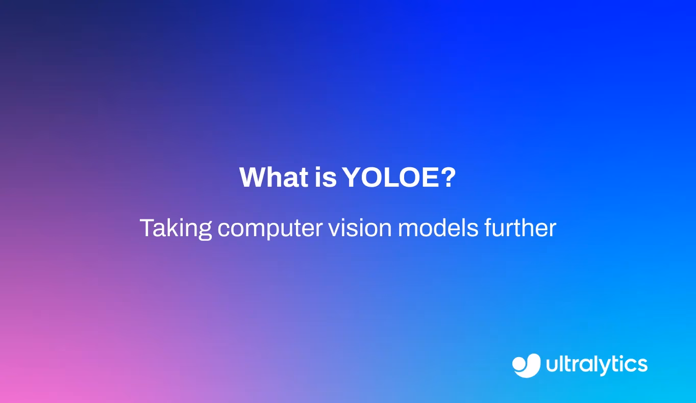 YOLOE detectando objetos a partir de prompts de texto e imagen