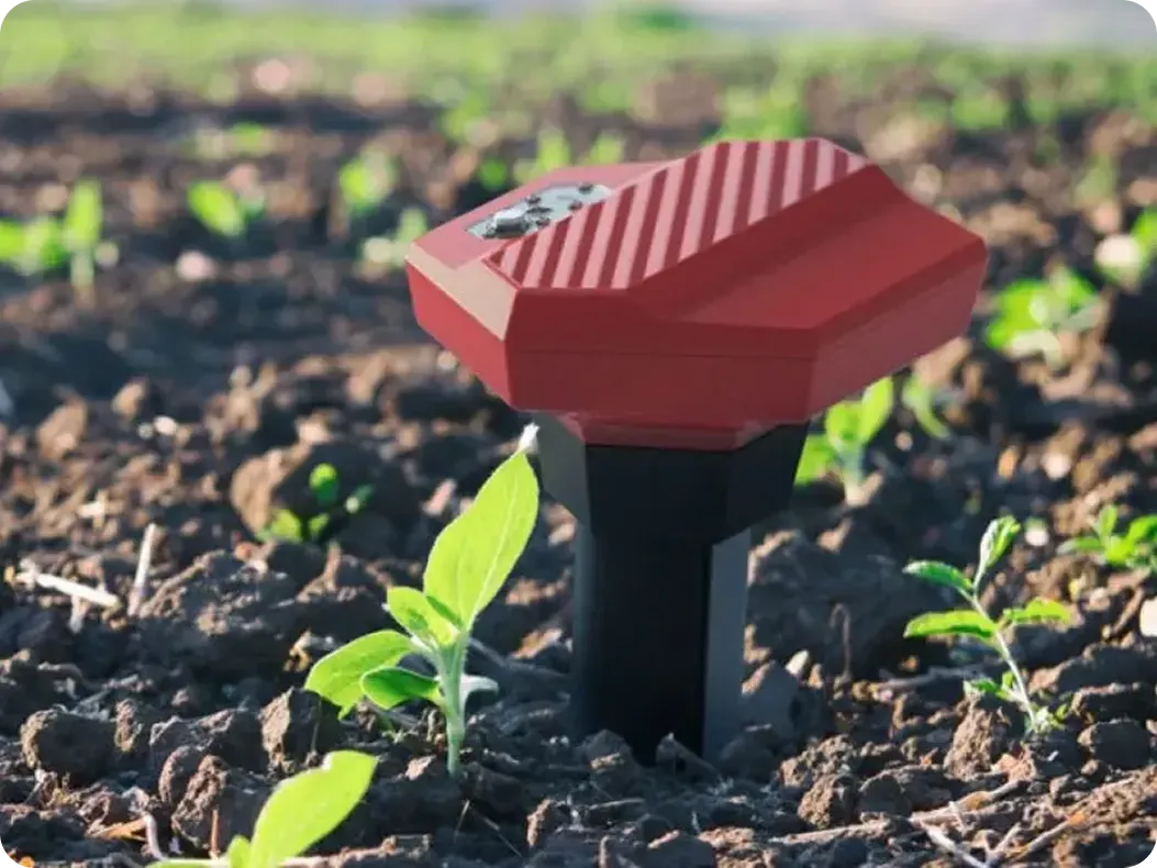 An industrial IoT-based soil probe that can be used on farms