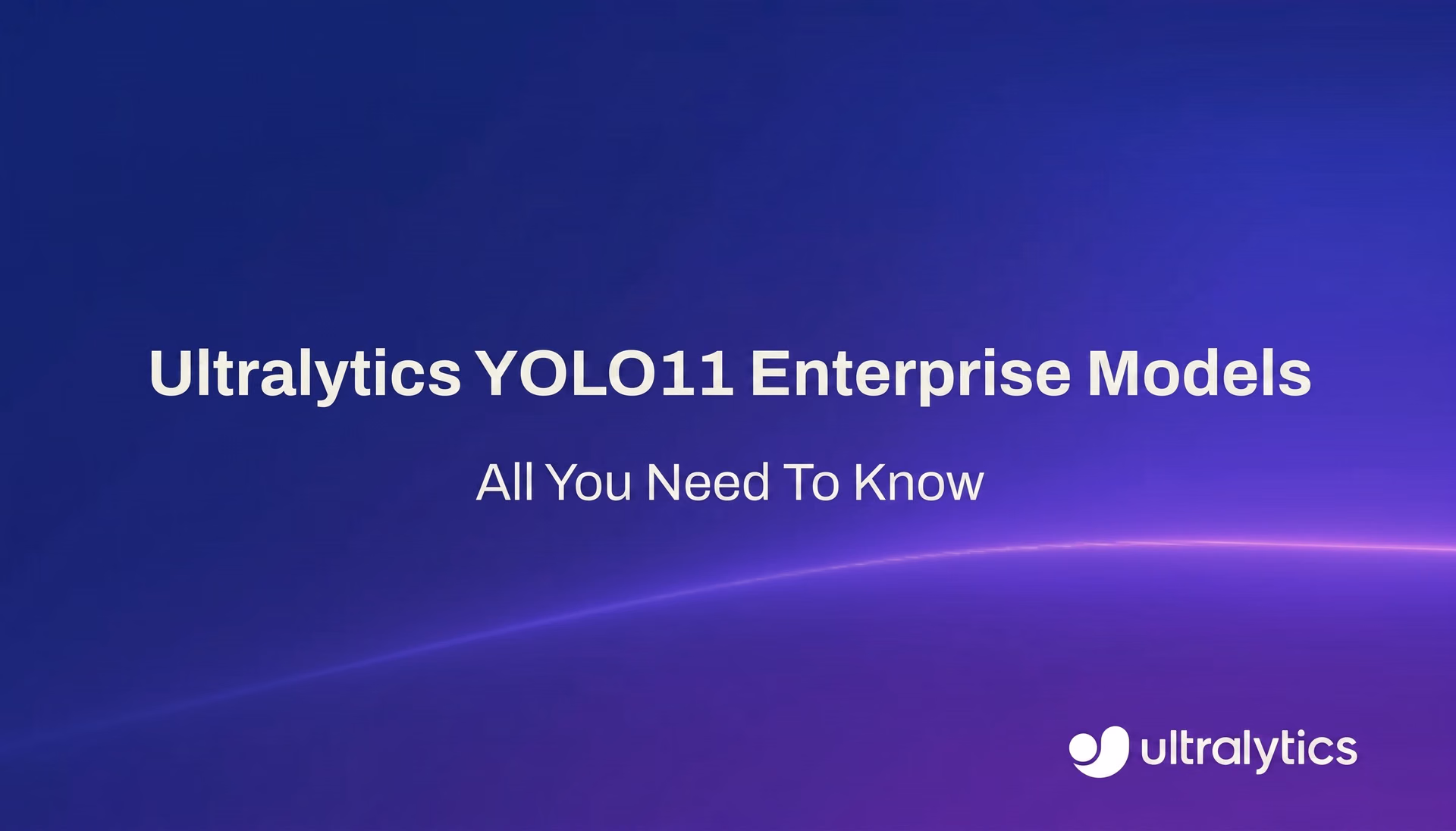 オブジェクトを検出するUltralytics YOLO11 enterpriseモデル