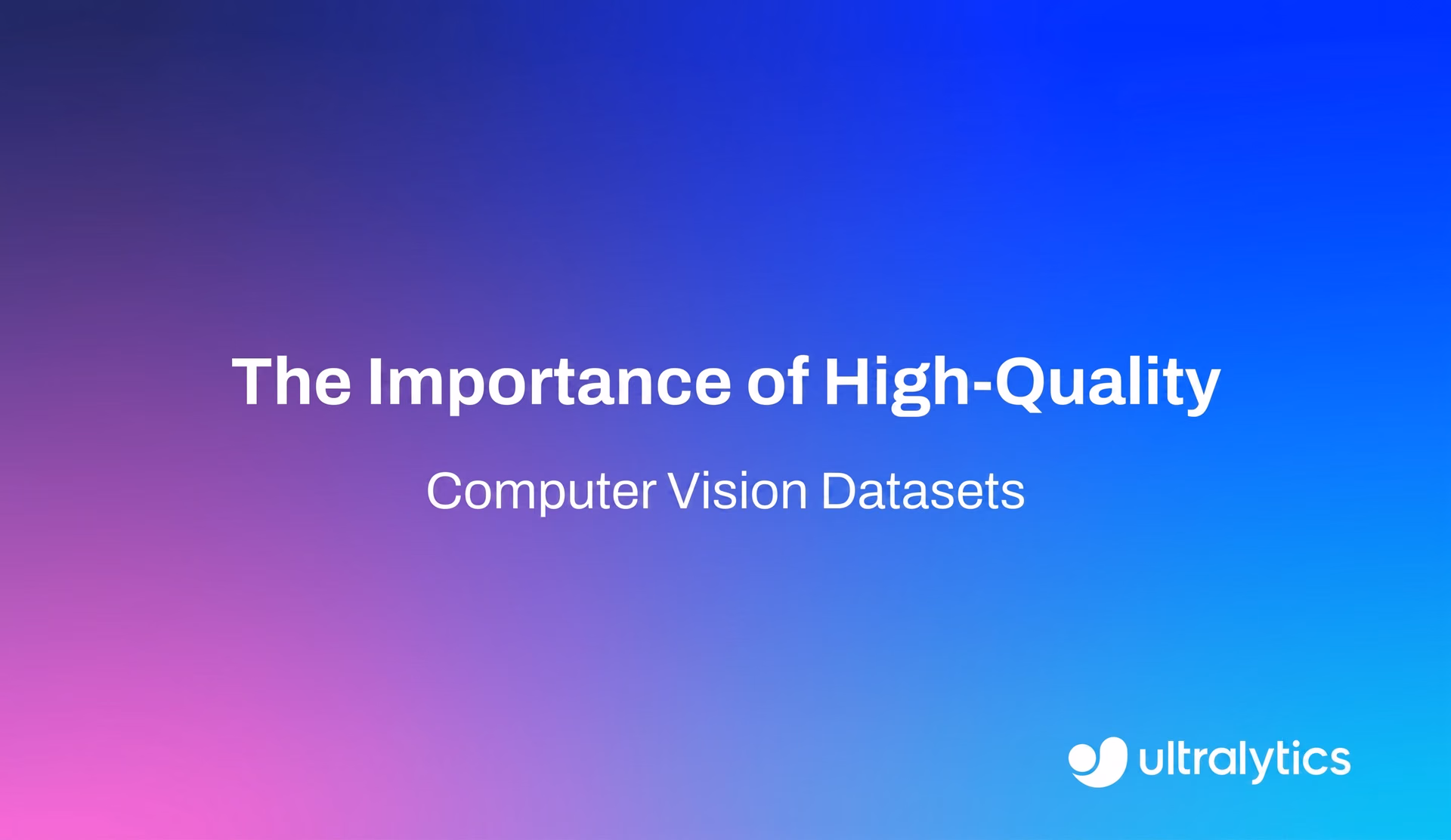 La importancia de los datasets de visión artificial de alta calidad