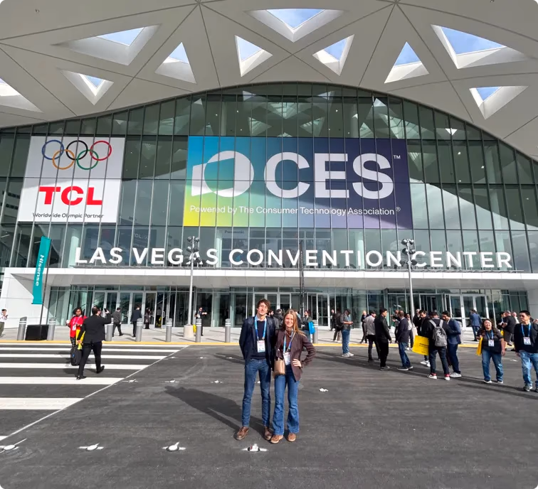 Das Ultralytics-Team auf der CES 2026 in Las Vegas