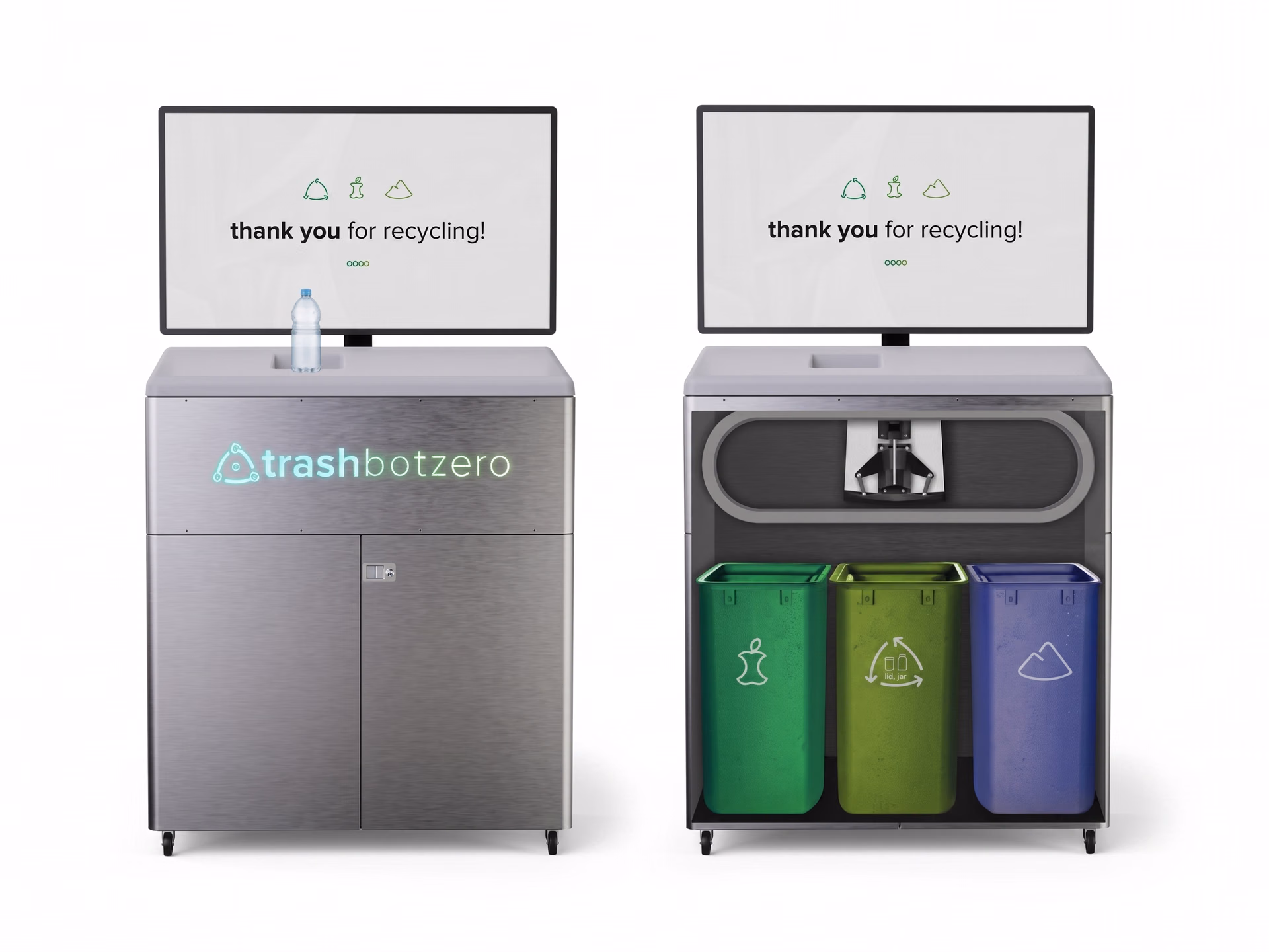 Smart bins sorting waste automatically using computer vision