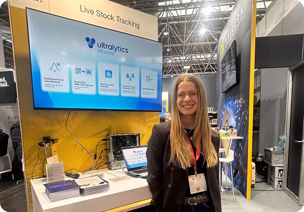 Ultralytics presentando soluciones minoristas de IA visual en EuroShop 2026 en Düsseldorf