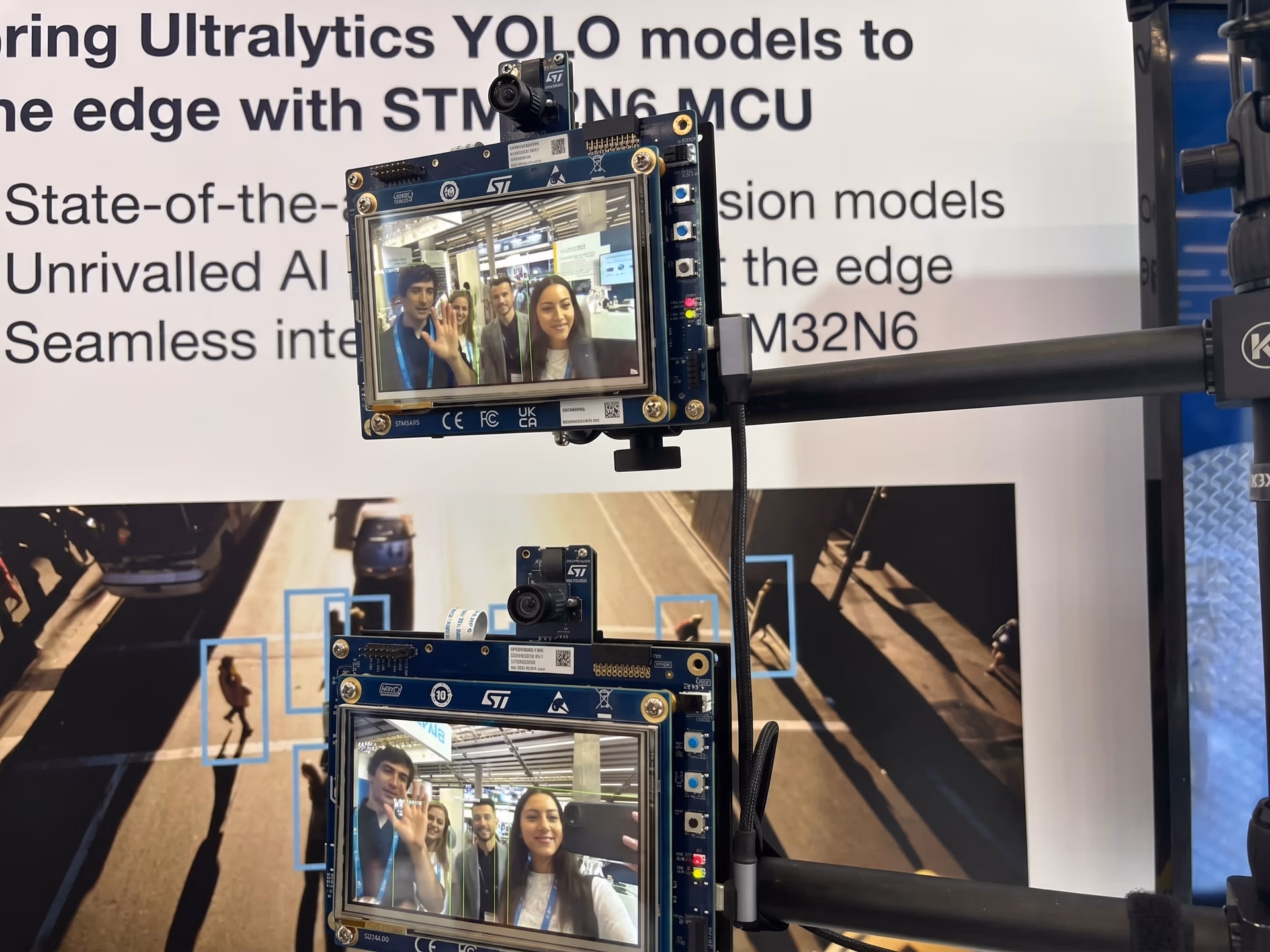 YOLO-Modelle auf STM32N6-MCUs laufend