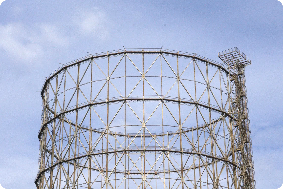 Der Gazometro in Rom