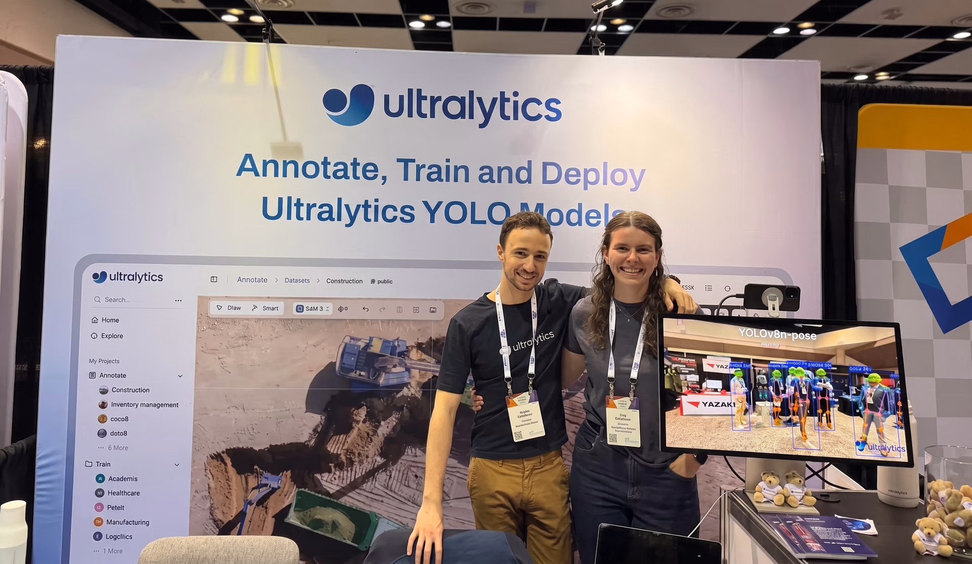 Alexis Schnitger and Abi Anderson at Embedded Vision Summit 2026