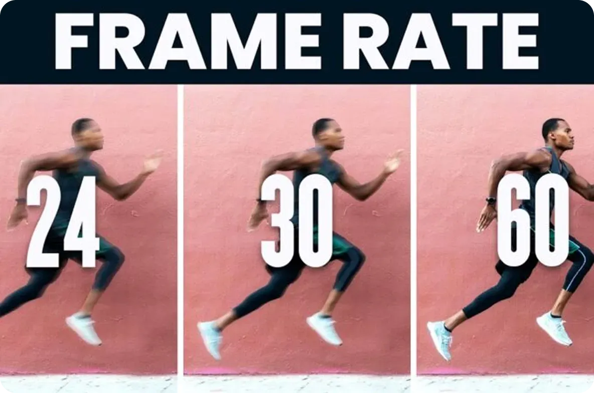 Comparing different frame rates