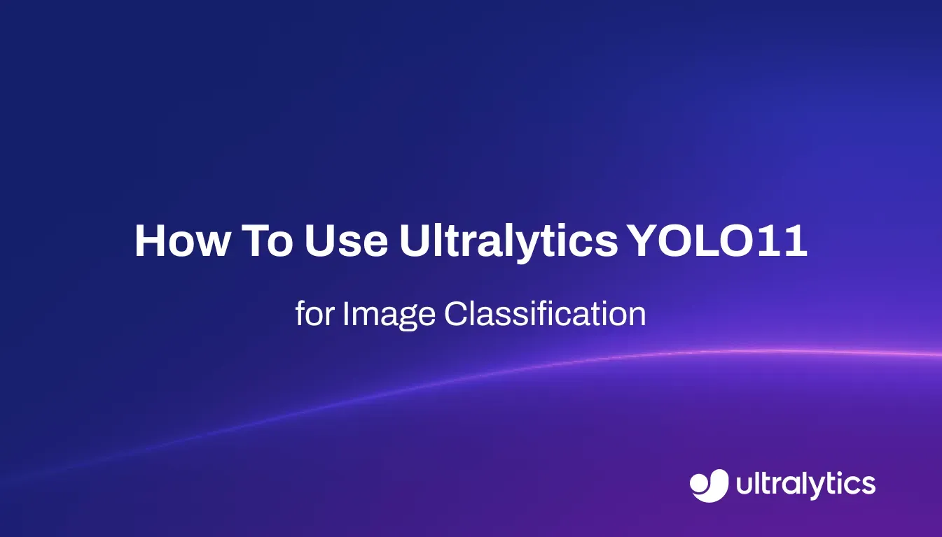 Sử dụng Ultralytics YOLO11 để phân loại hình ảnh