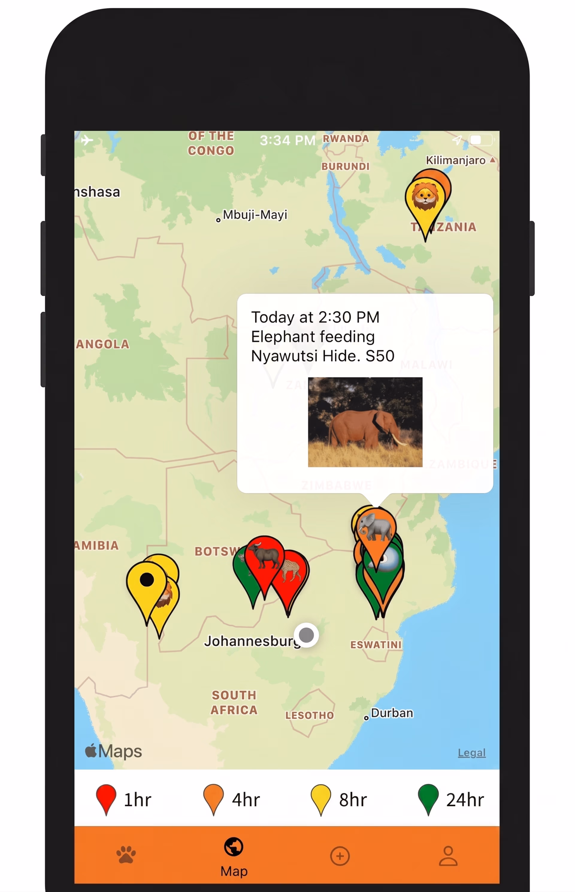 Latest Sightings App