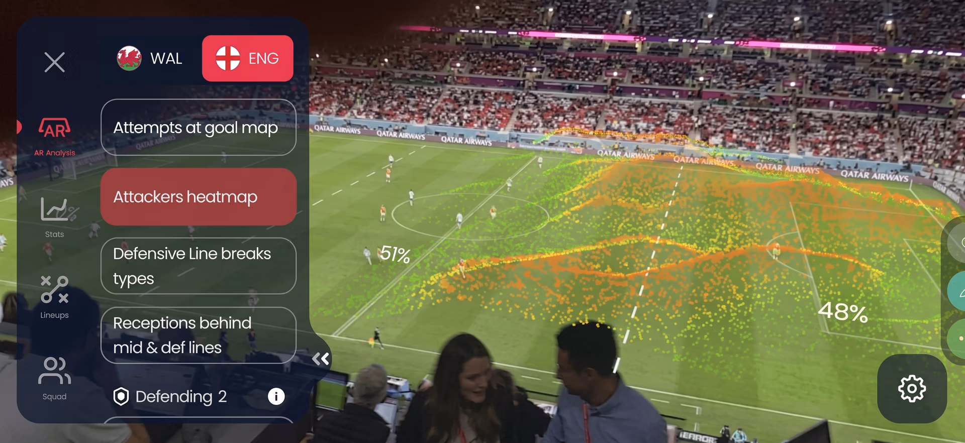 The FIFA AR app