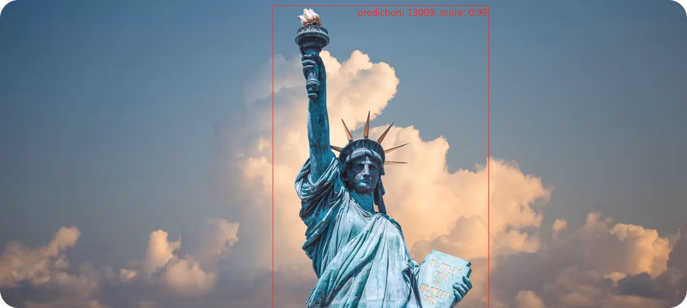 Vision par ordinateur identifiant des monuments