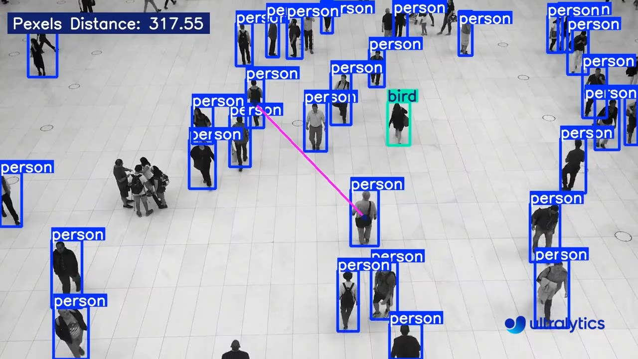 Ultralytics YOLO26 Distance Calculation