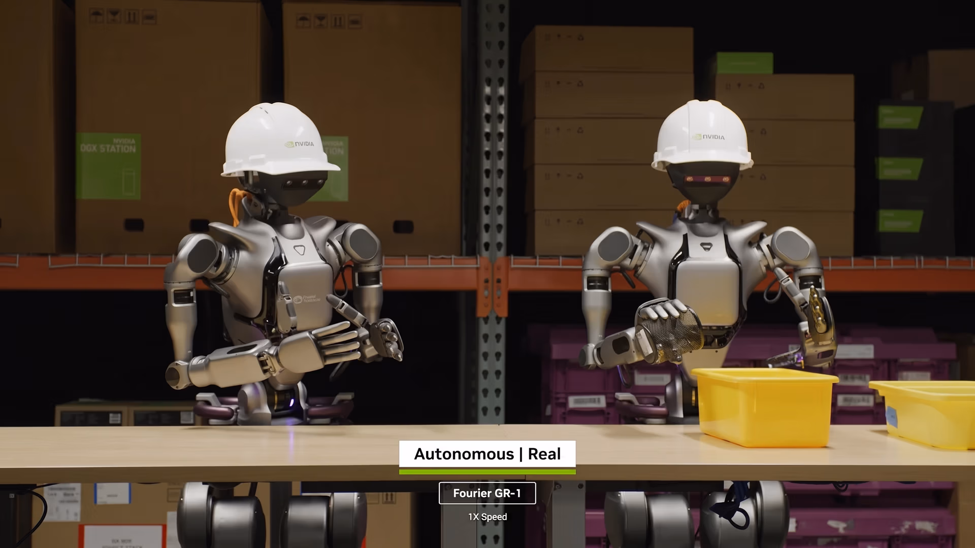 NVIDIA Isaac GR00T N1を搭載したロボット