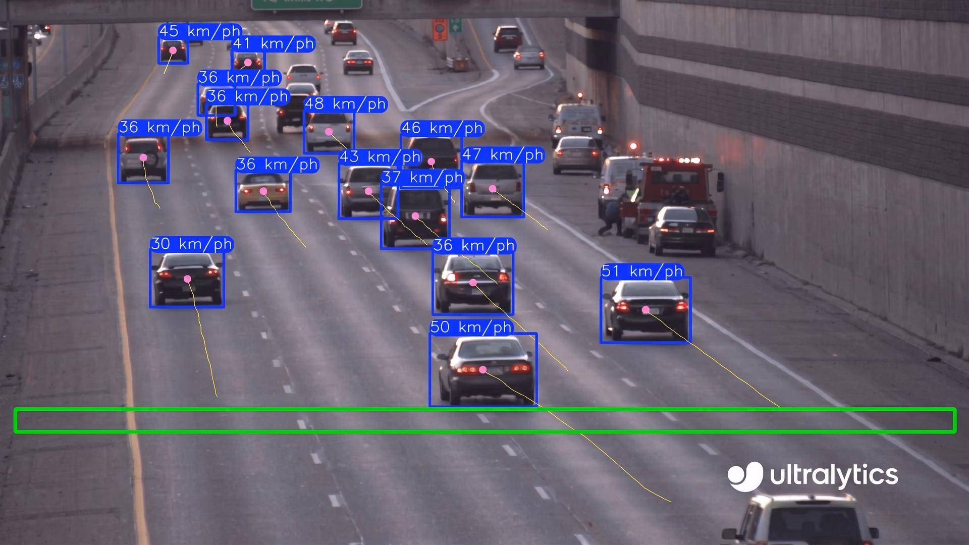 Speed estimation using object tracking