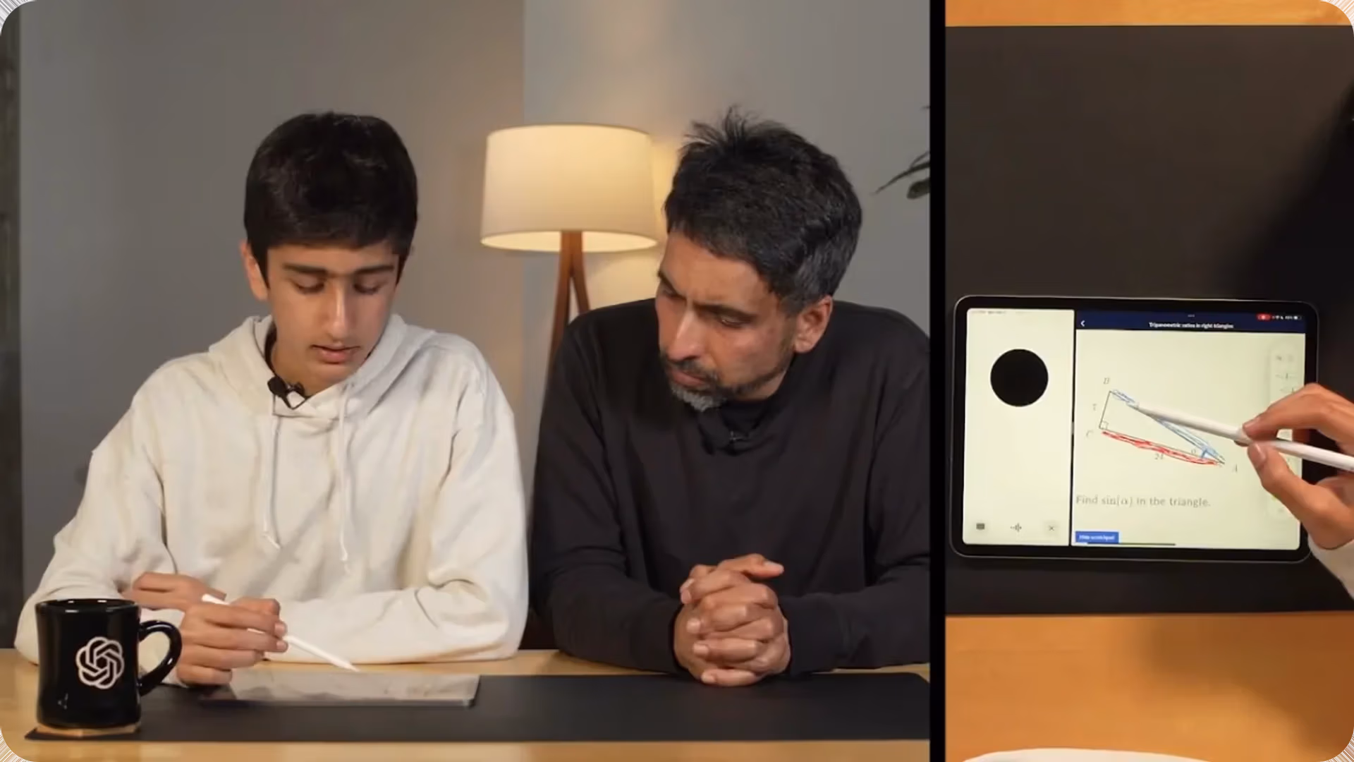 GPT-4o acting as a tutor on Khan Academy