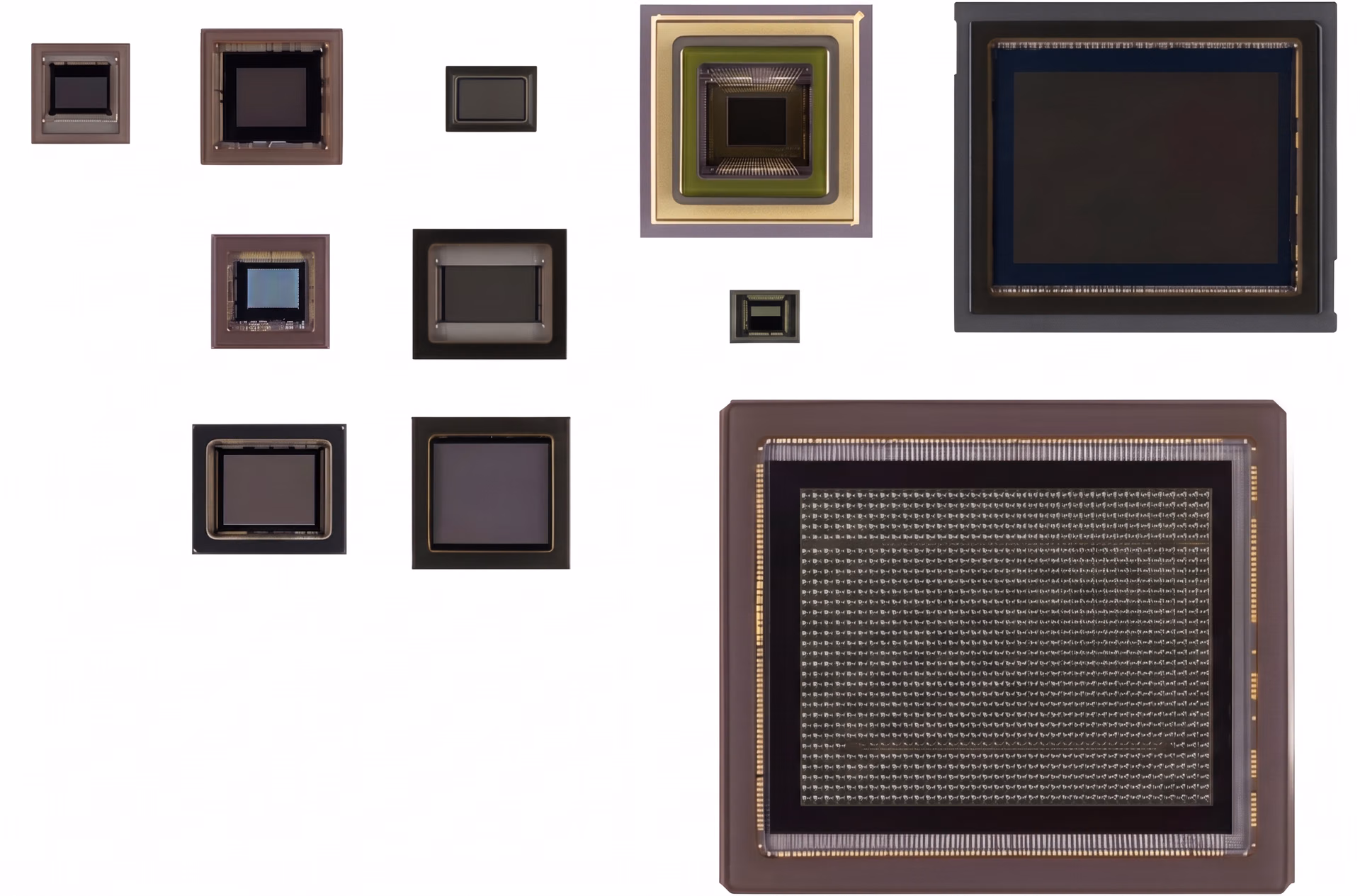 Exemples de capteurs d'image de Sony