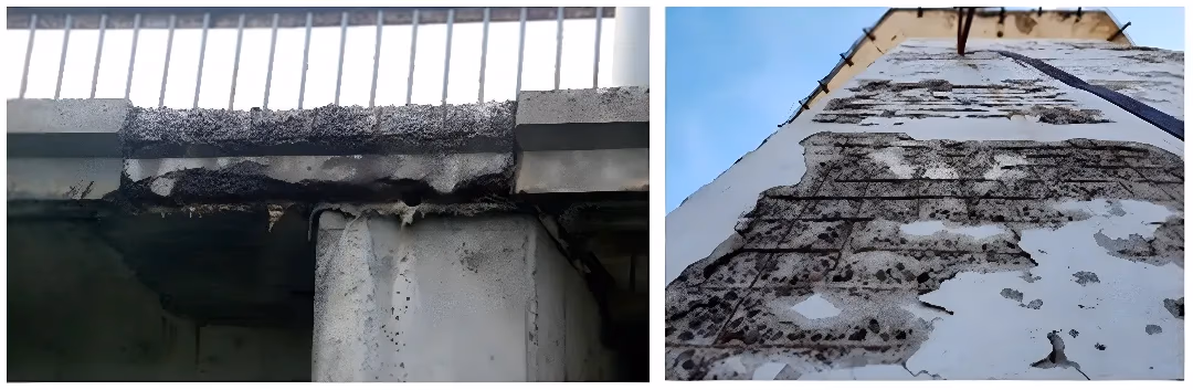 导致表面裂缝和建筑物损坏的漏水与损坏现象