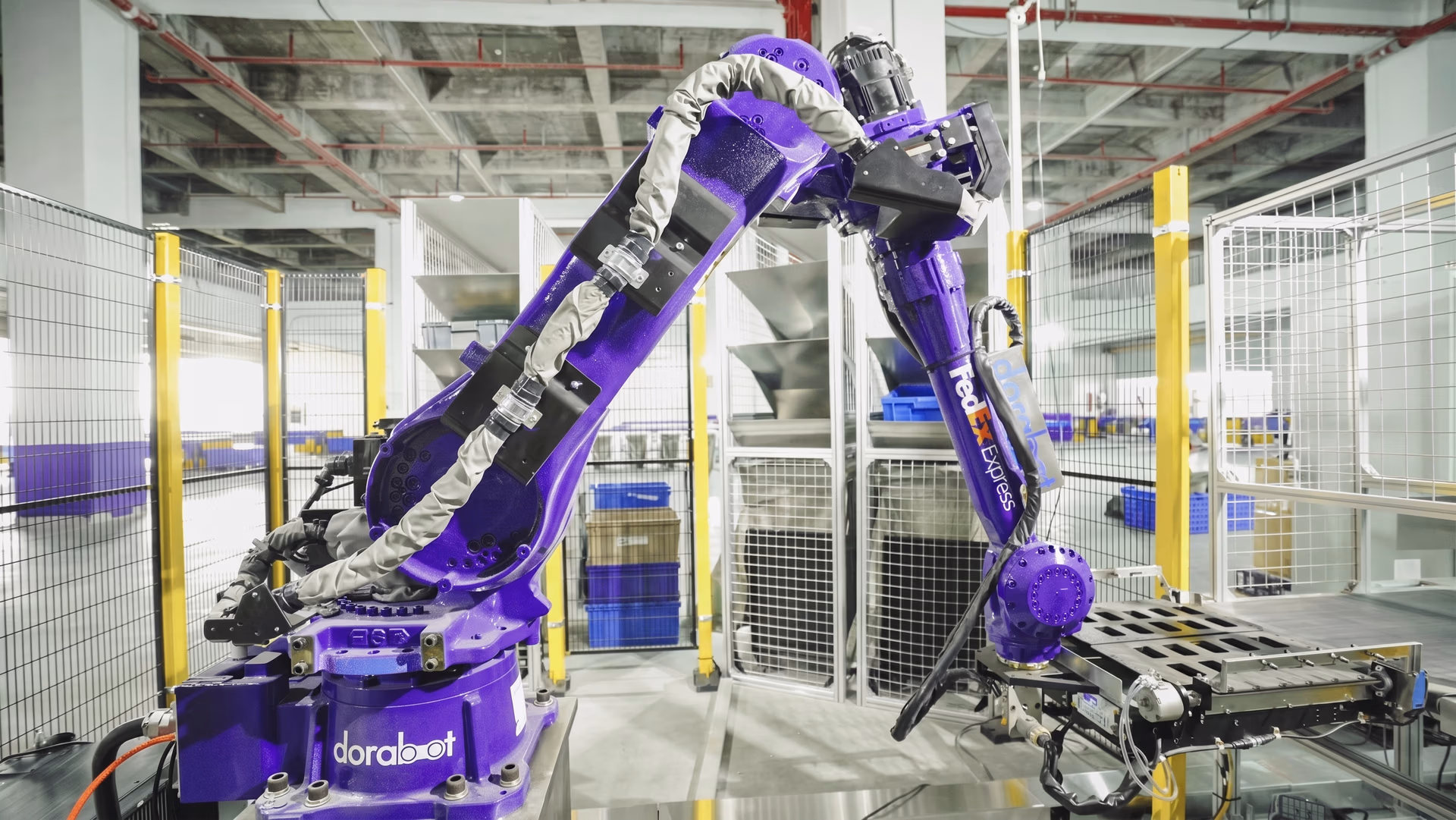 FedEx AI-powered sorting robot
