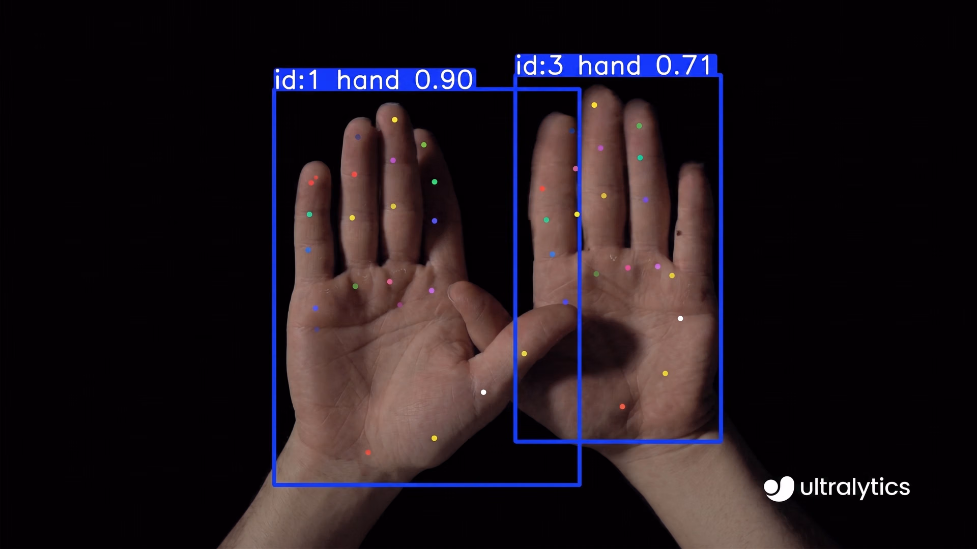 Recognizing the keypoints in a hand using computer vision
