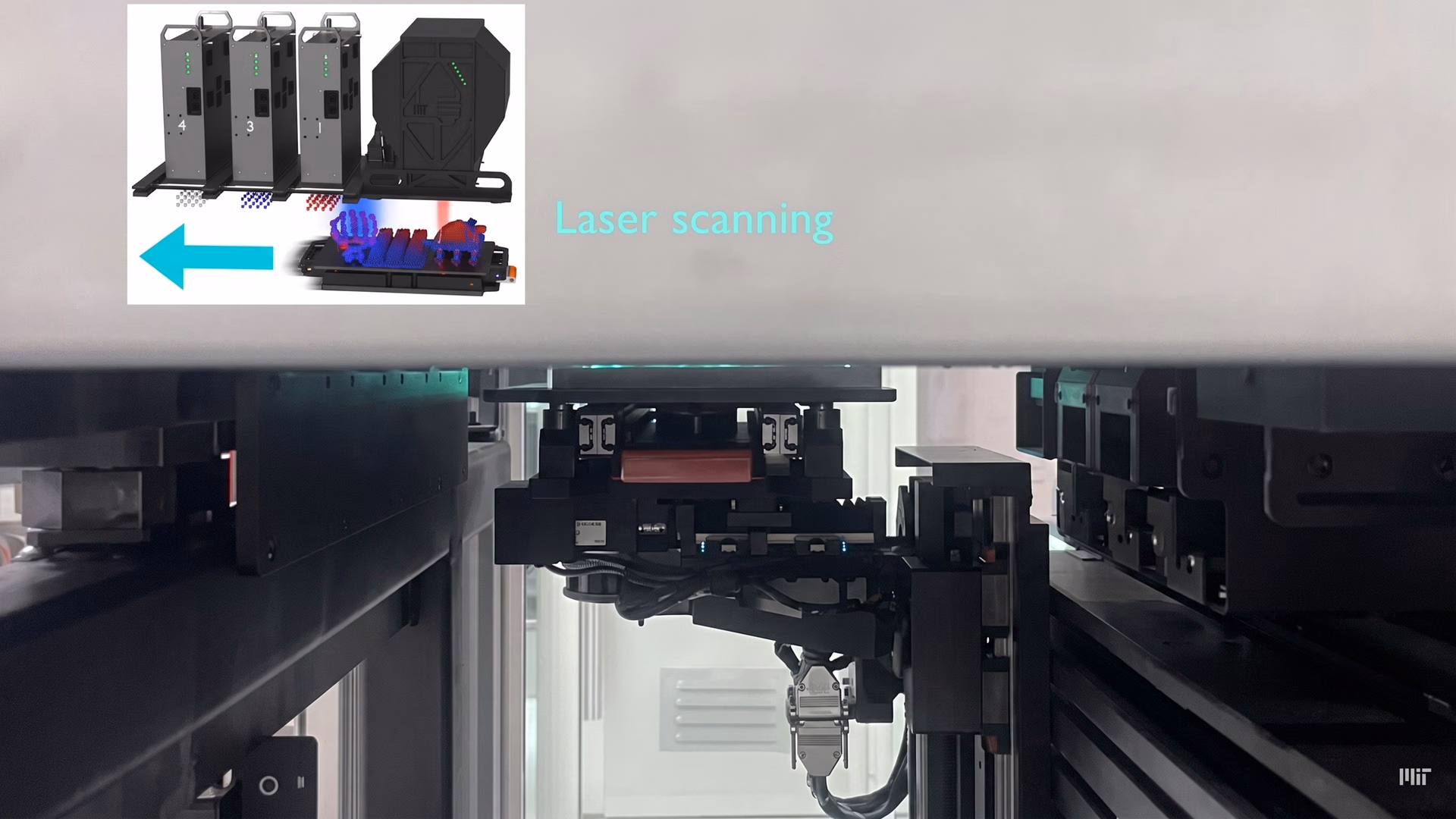 Scanning the print surface in real time