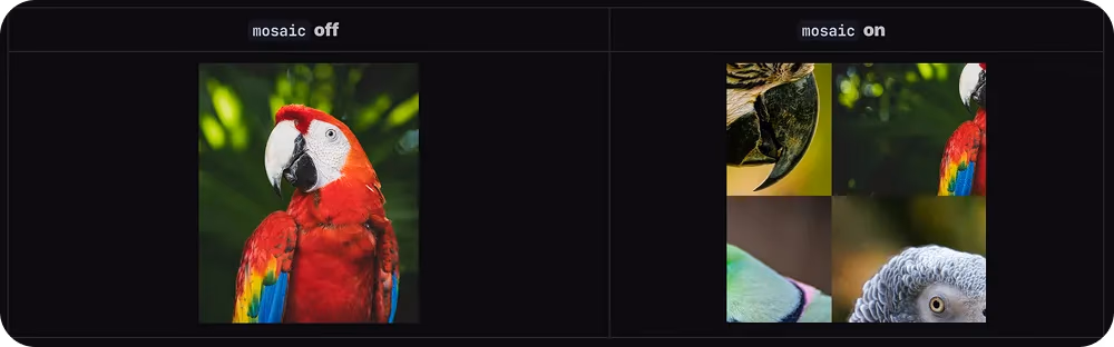 Ein Beispiel für eine Multi-Image-Augmentierung