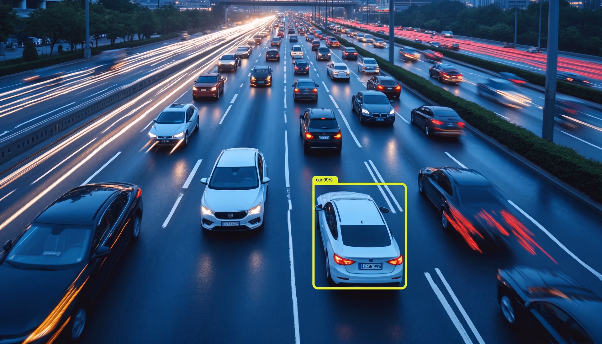 Trafik yönetimi için araçları algılayan Ultralytics YOLO11
