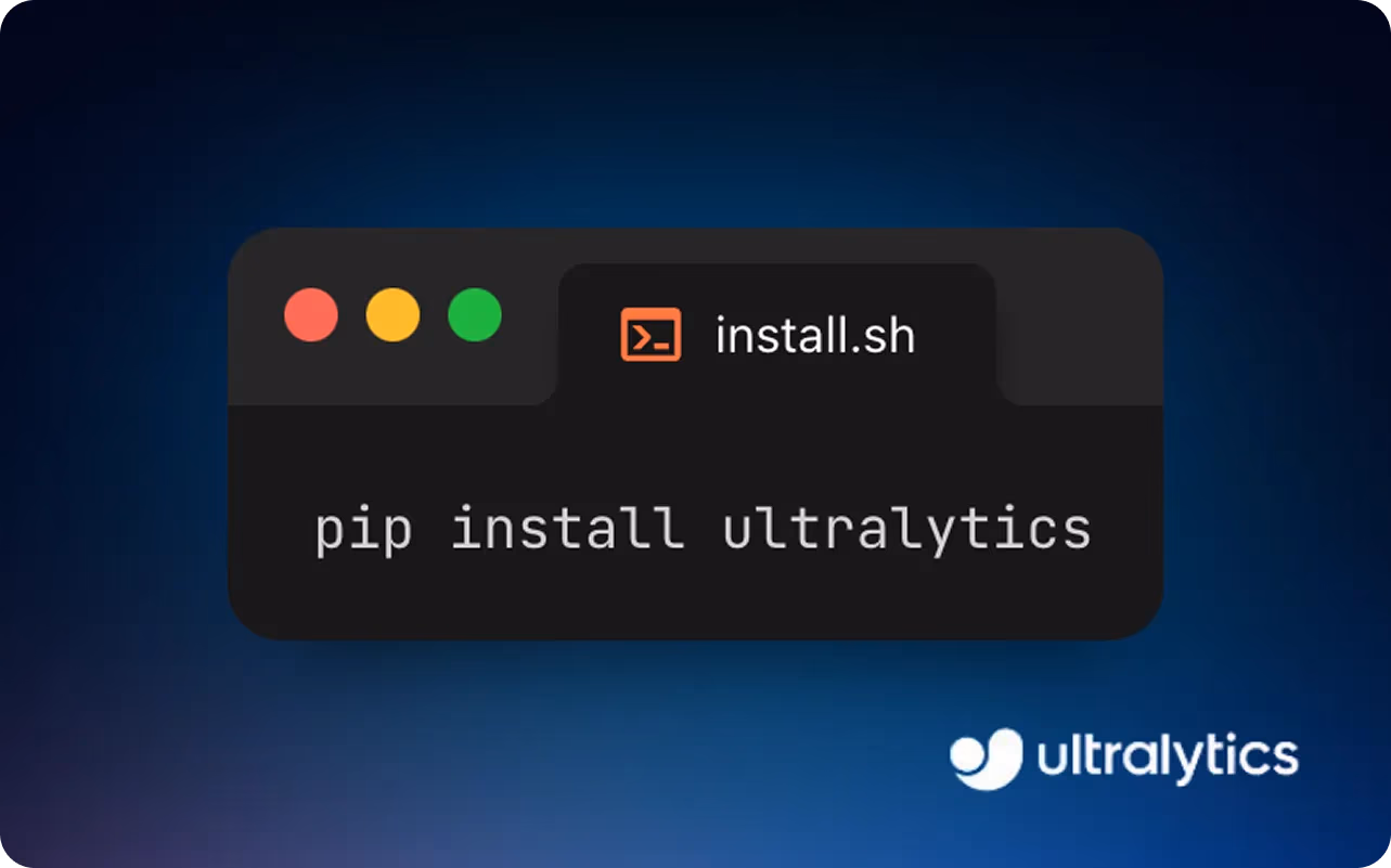 Ultralytics Python paketinin yüklenmesi