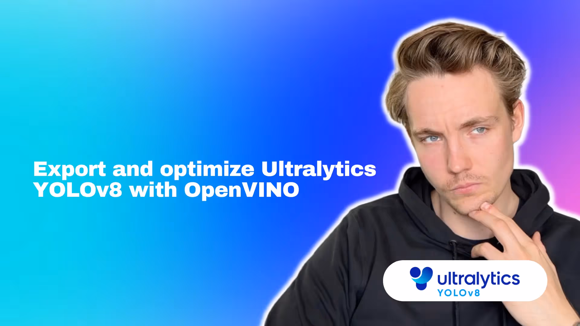 Intel OpenVINO üzerinde çıkarım için Ultralytics YOLOv8'i dışa aktarmak ve optimize etmek