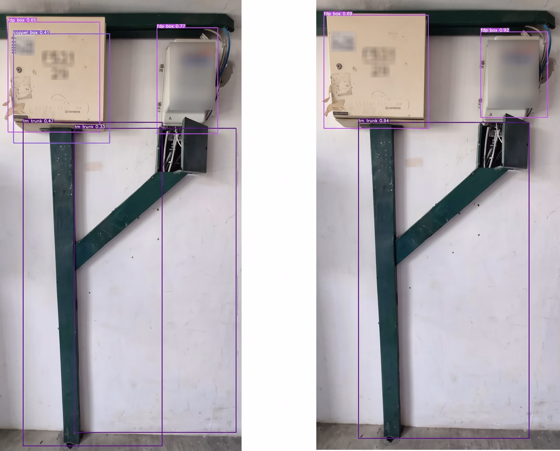 Computer vision detecting and classifying fiber distribution panel components