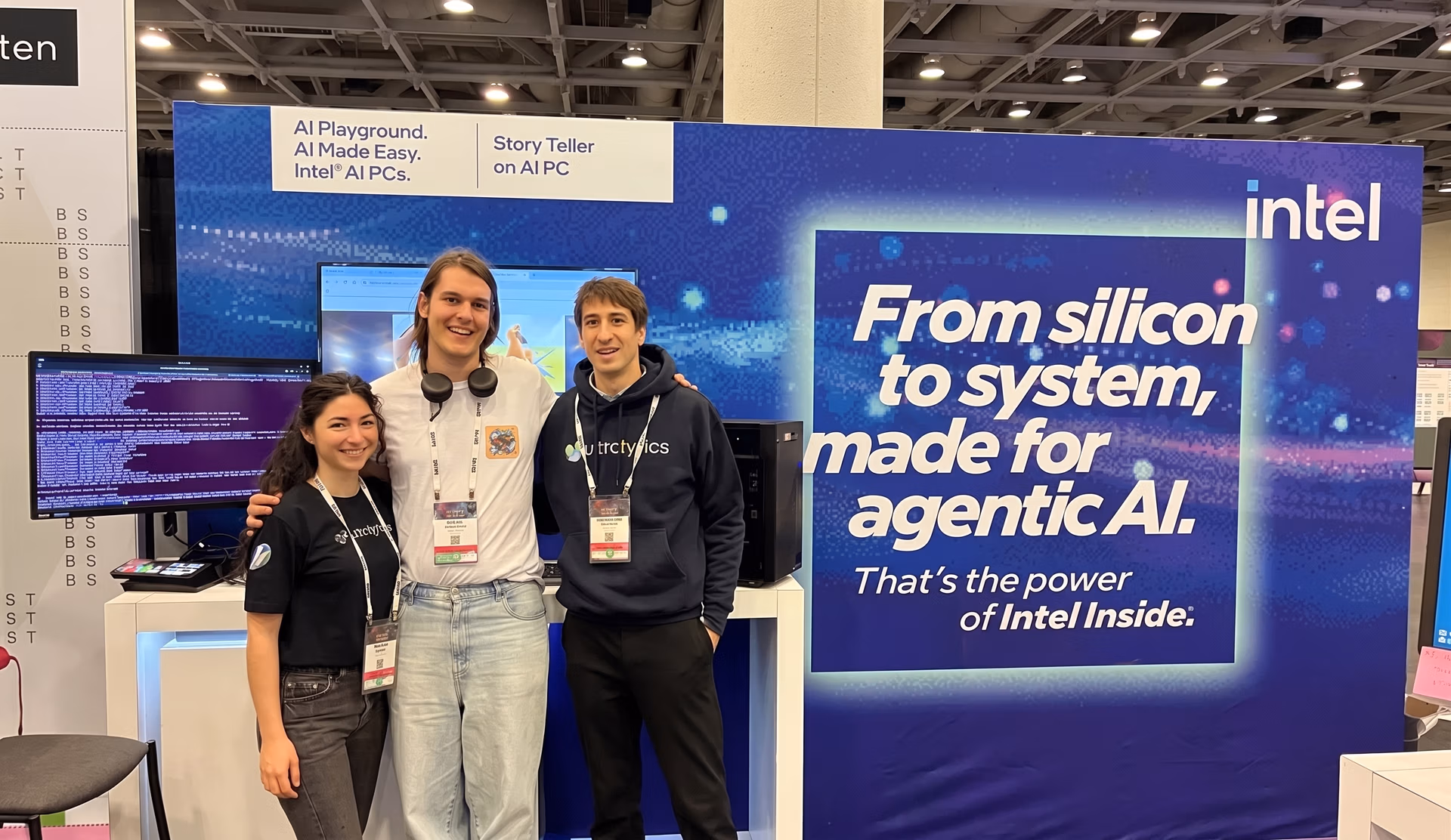 Visiting Intel's booth at PyTorch Conference 2025