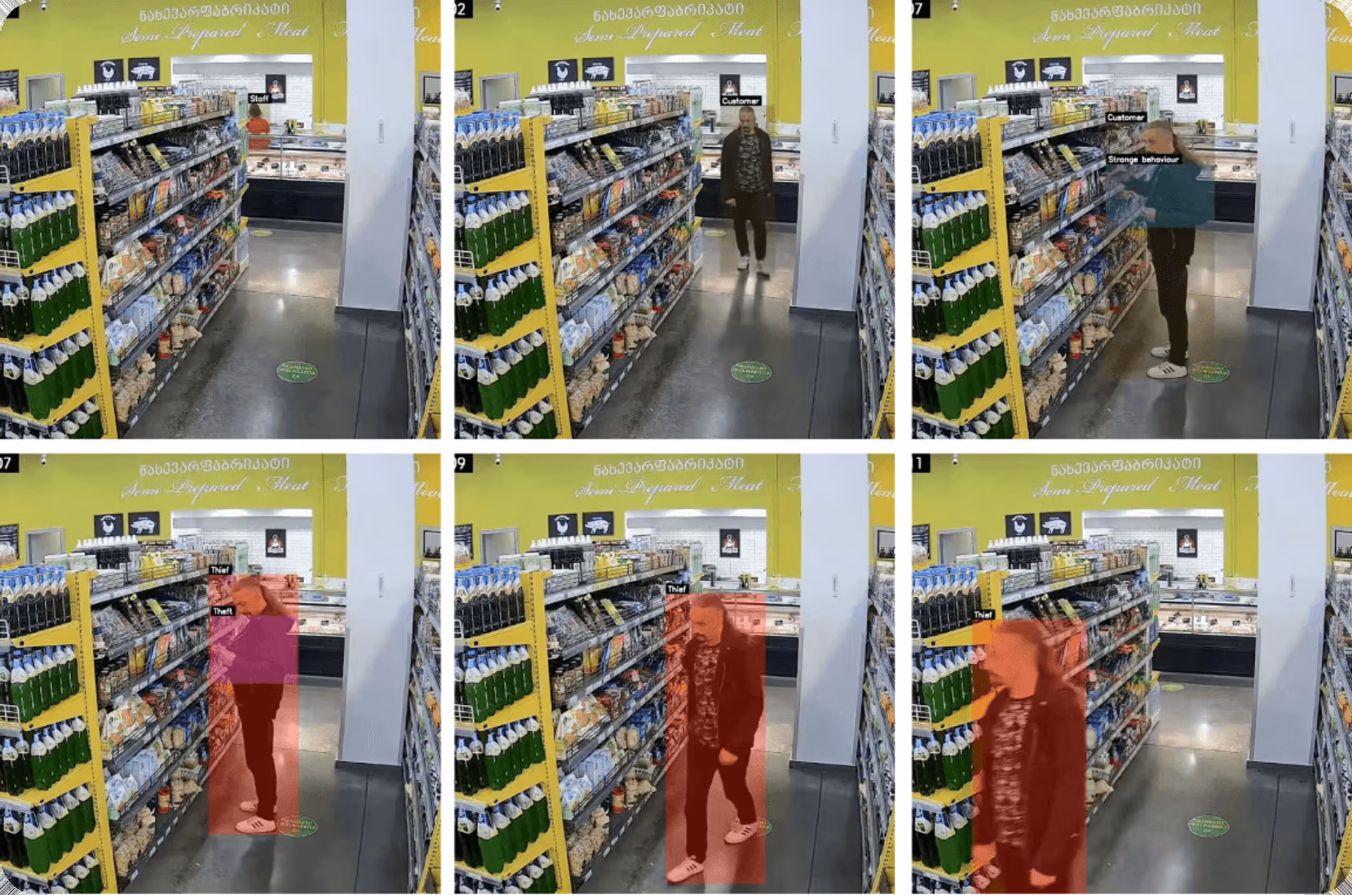 Using computer vision to detect suspicious behavior