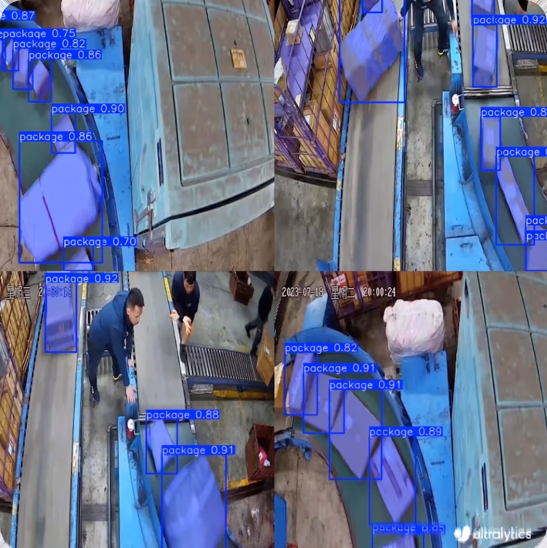 Overview of the Roboflow Package Segmentation Dataset