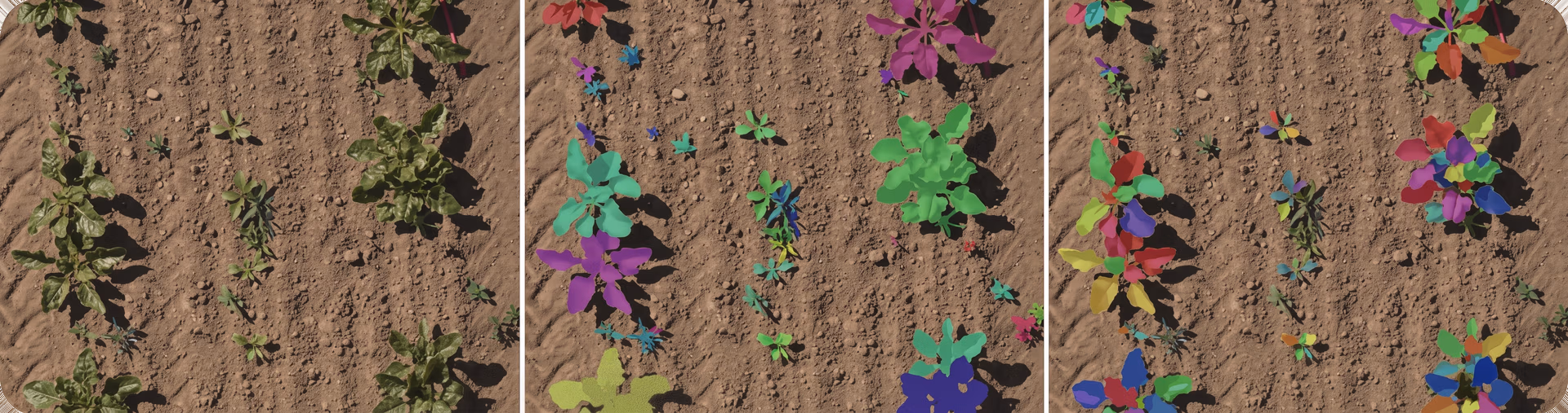 Segmentation of crops and weeds