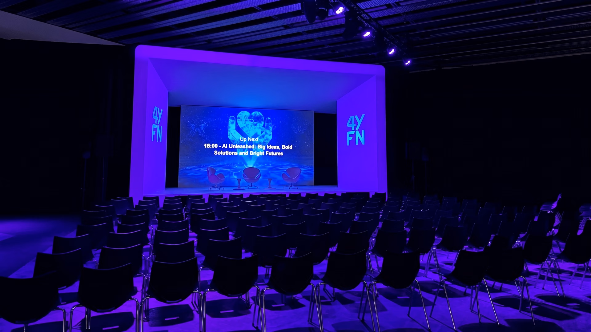 El escenario de 4YFN 2024 en Barcelona, España