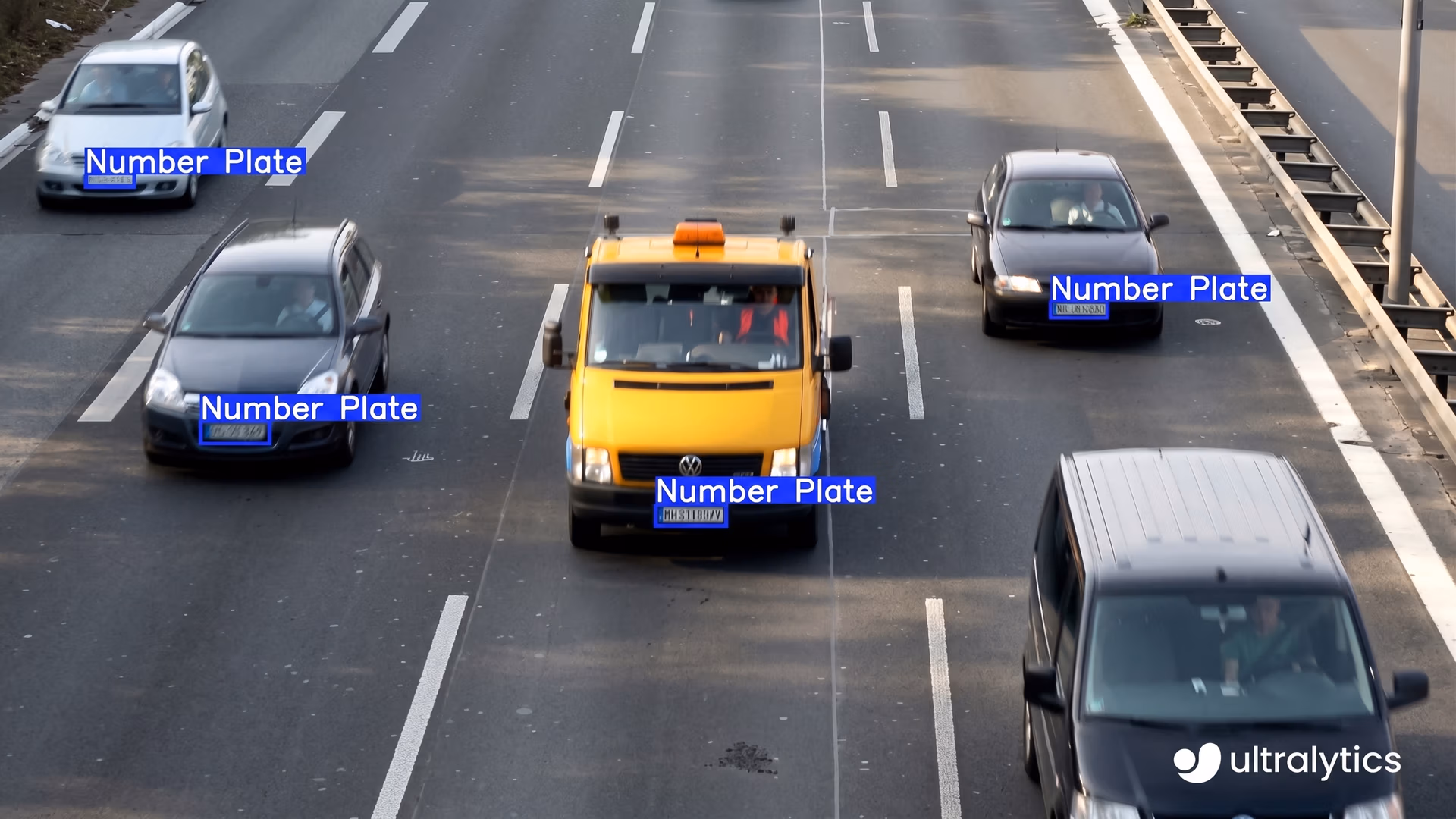 An example of license plate detection