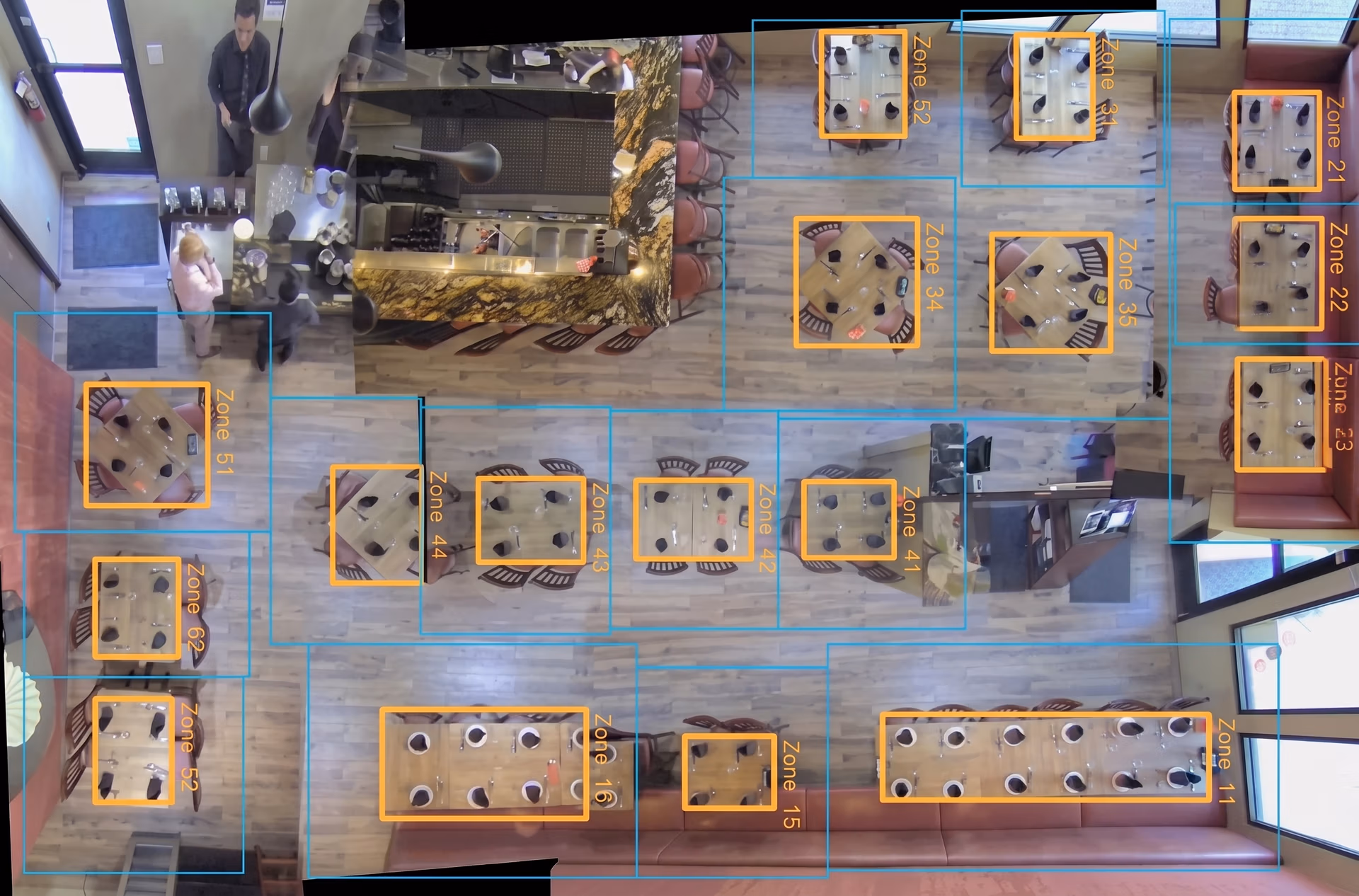 Real-time table tracking improving seating and the guest experience