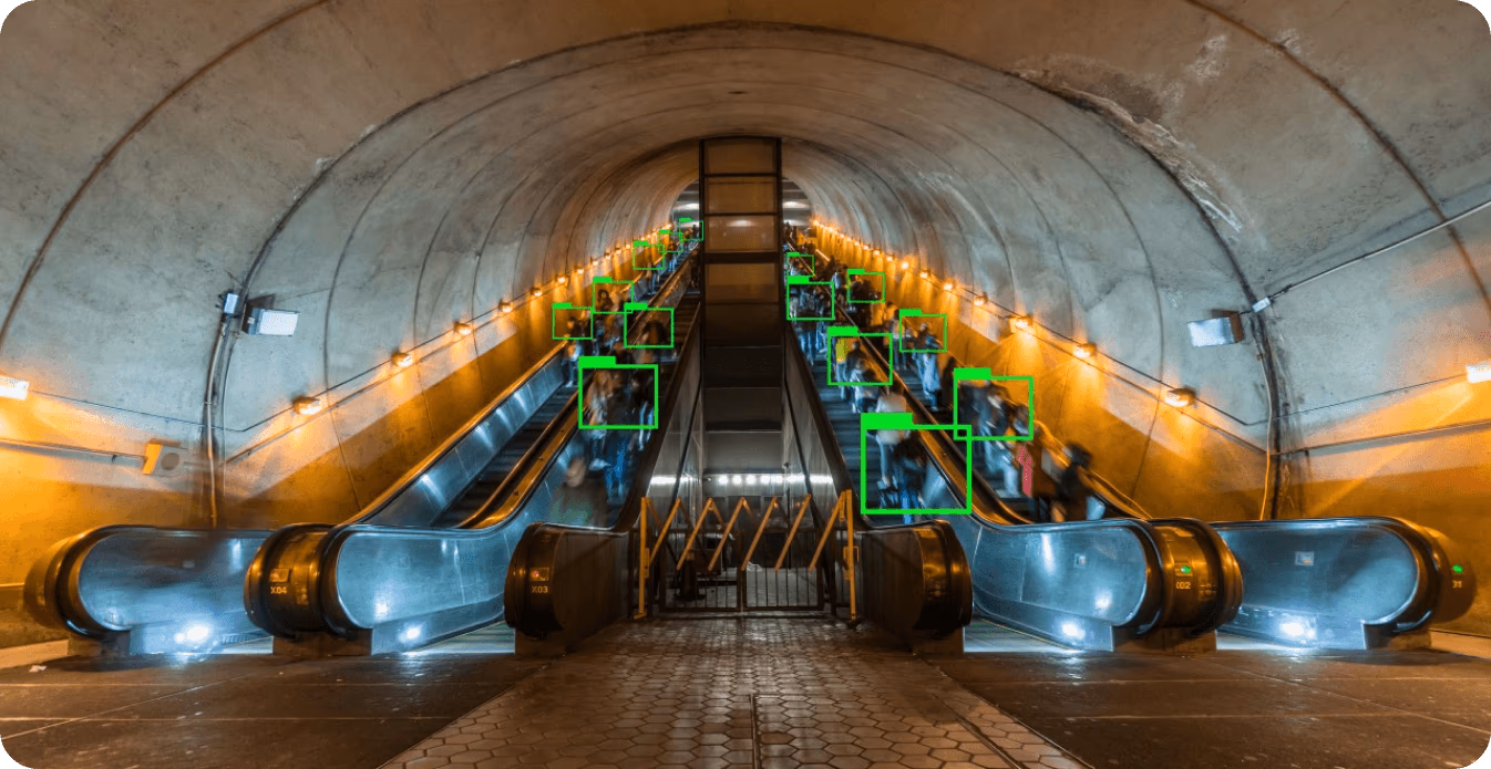 Recuento de personas en un metro mediante detección de objetos