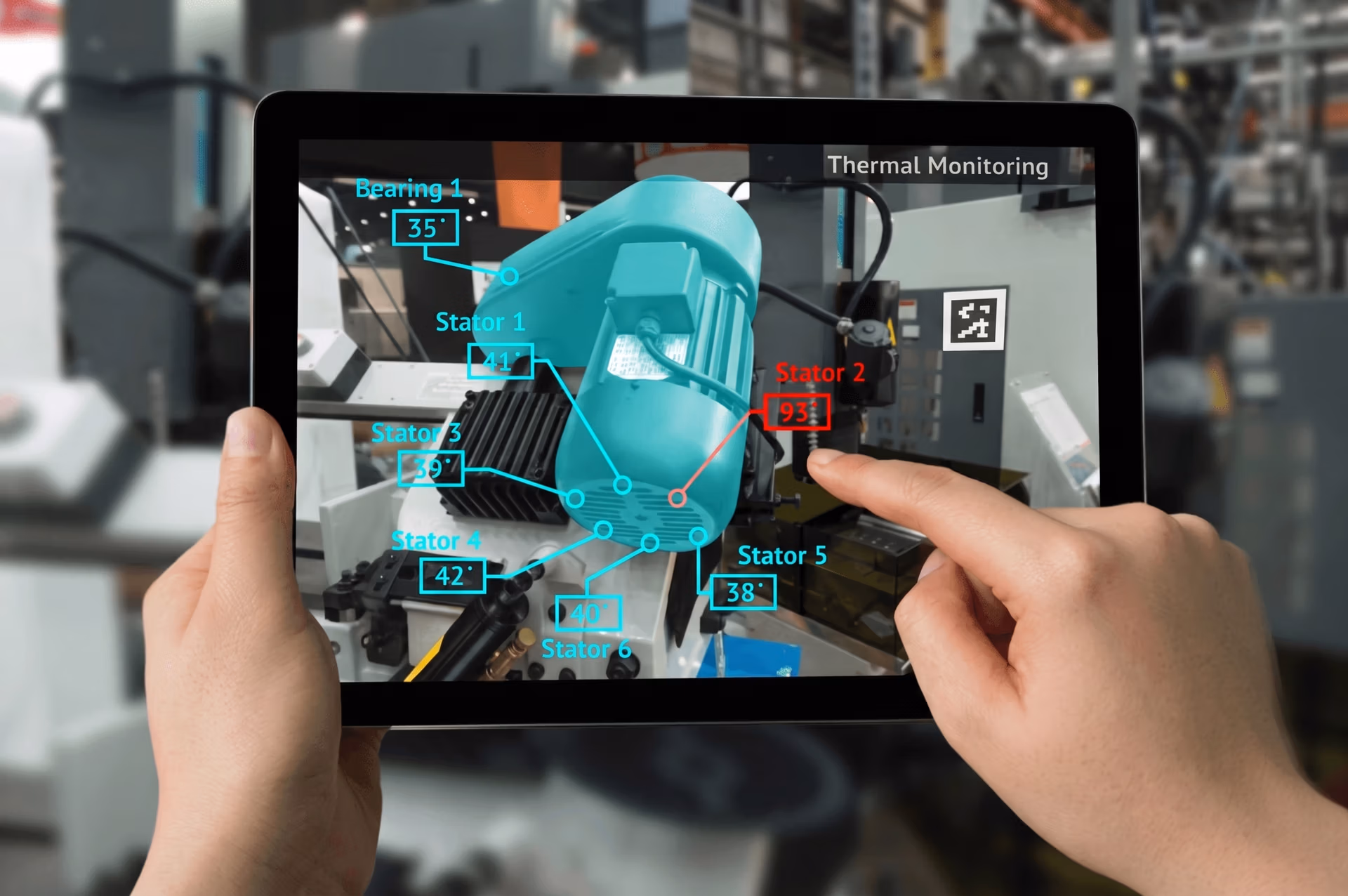 Computer vision monitoring machines for failure signs