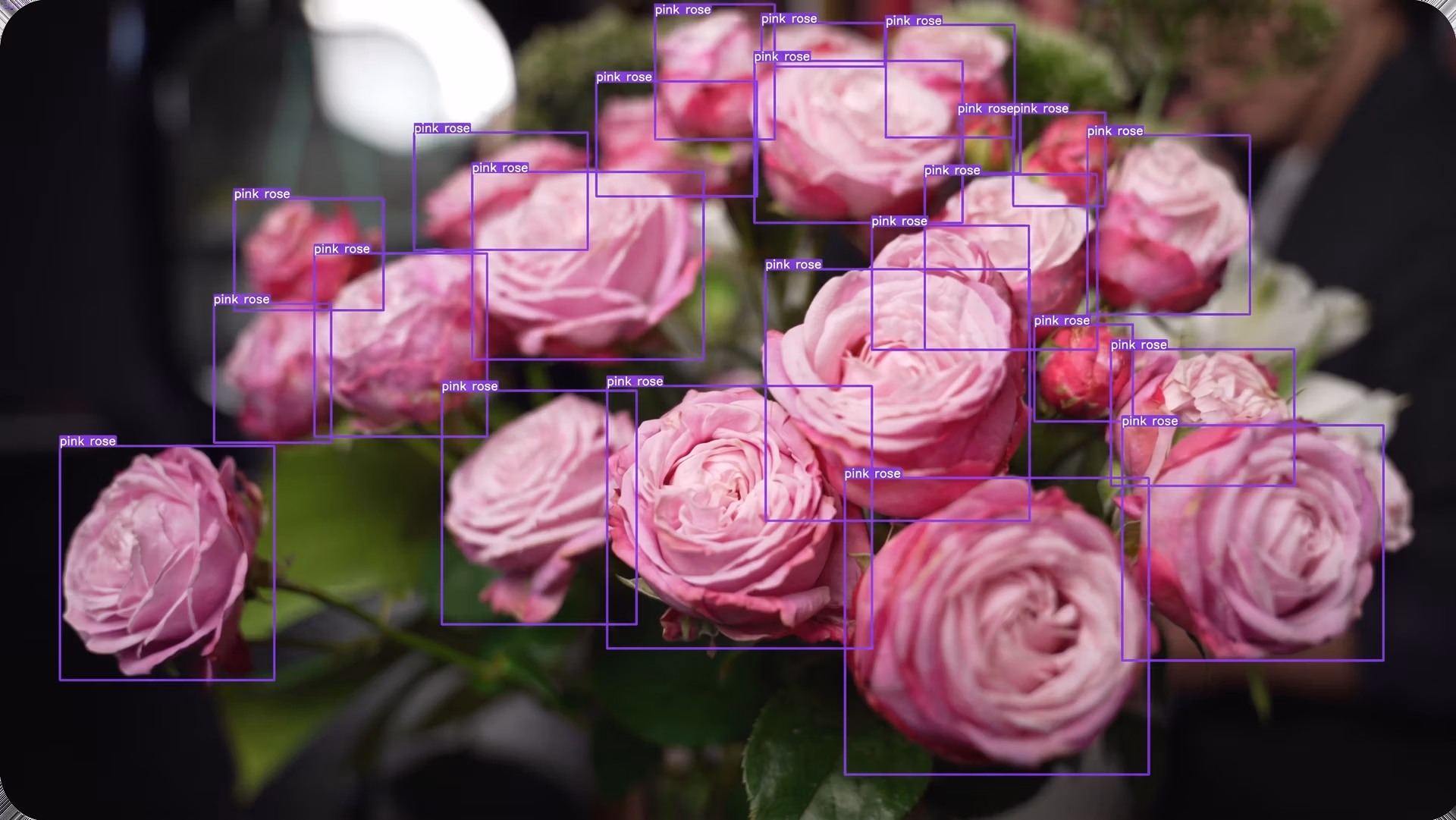 An example of detecting objects using computer vision