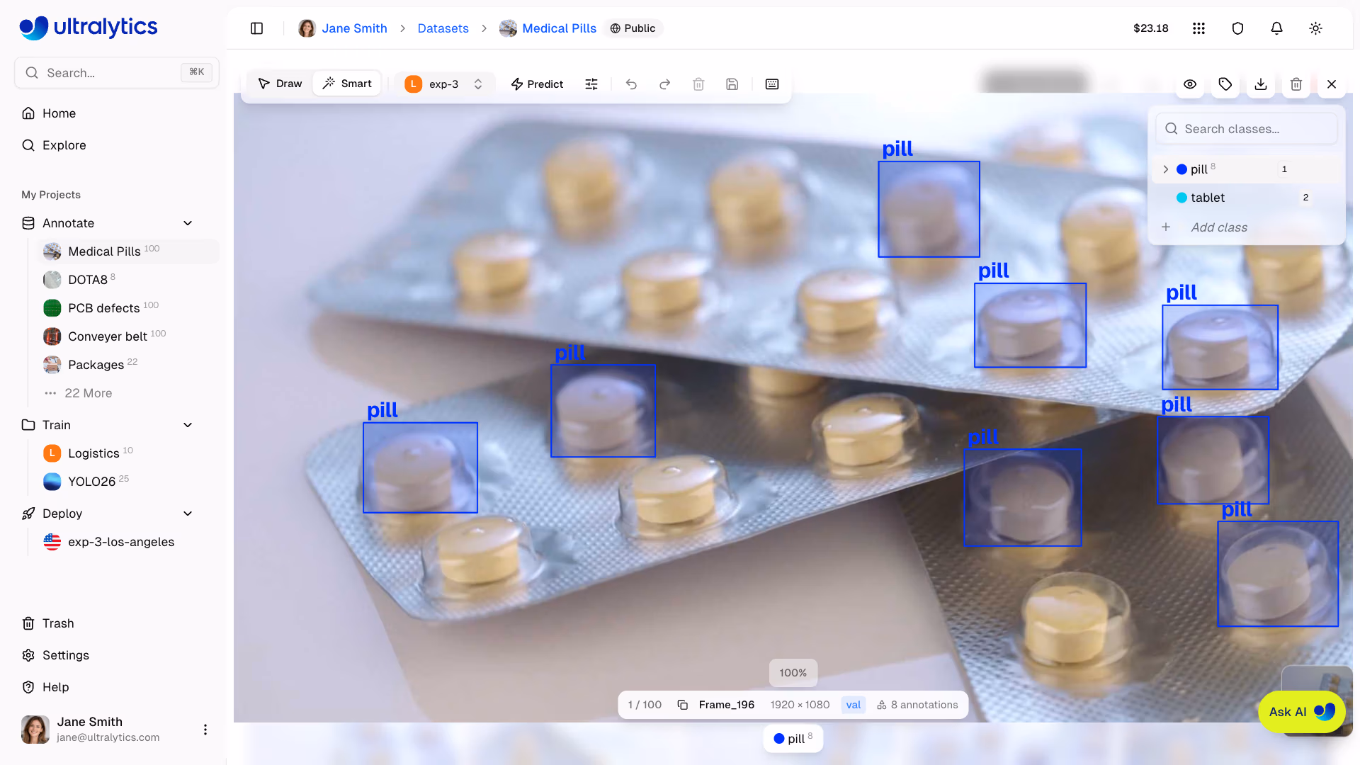 Ultralytics Platform Annotate Smart Annotation Yolo Model