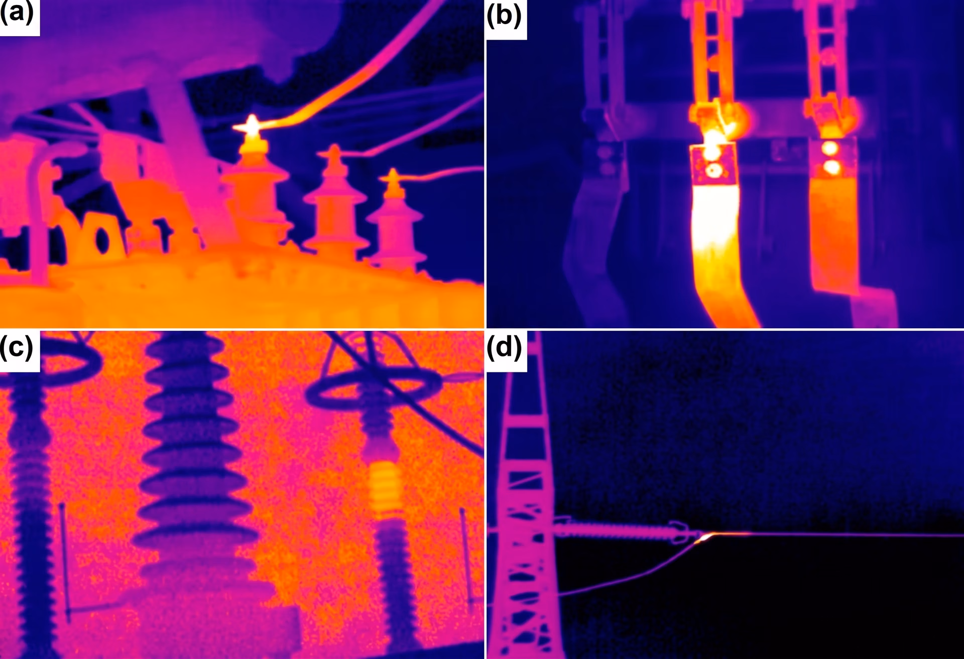 Thermal imaging used to monitor electrical components