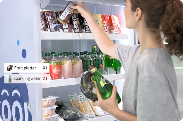 Uma geladeira inteligente que usa Vision AI