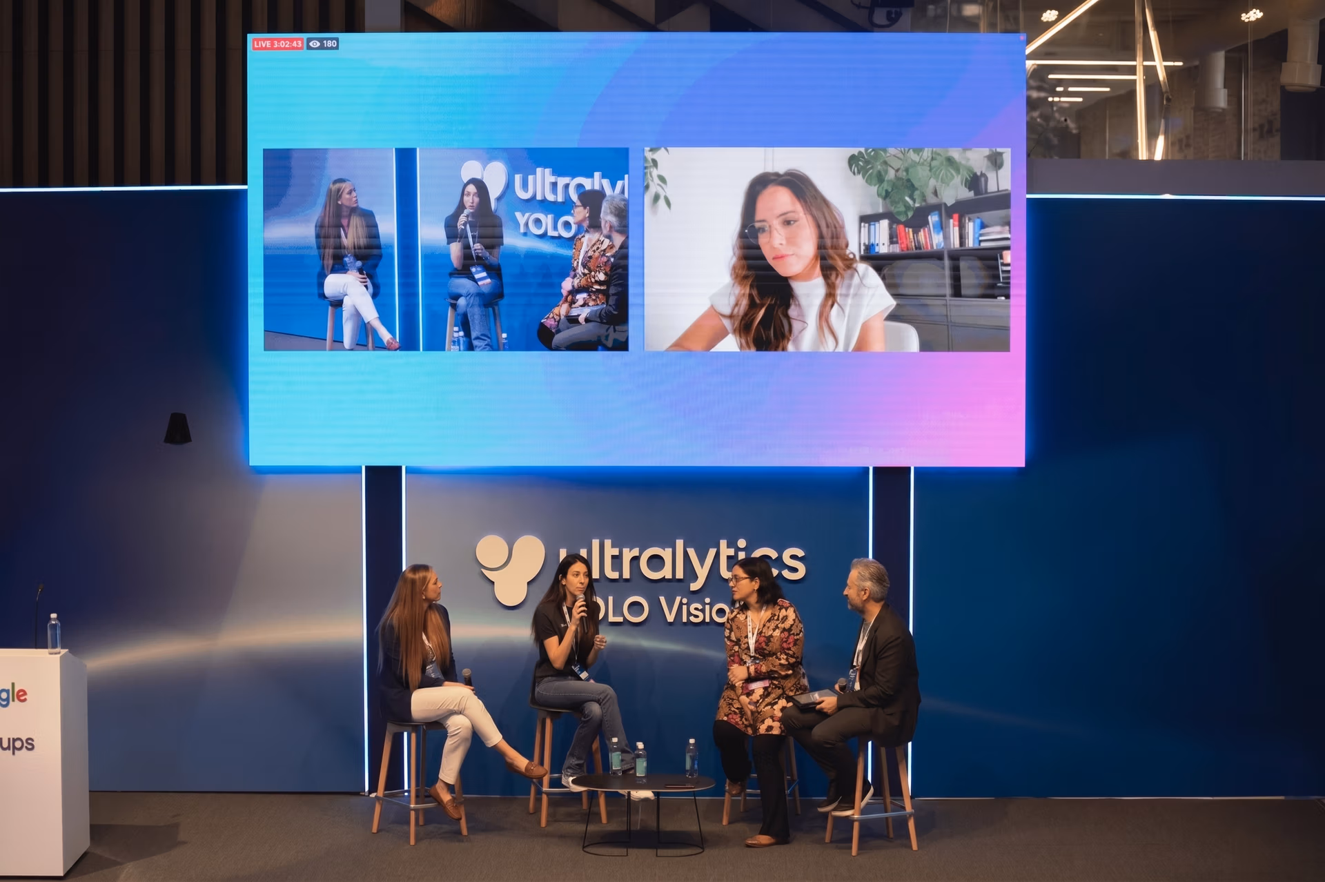 A panel on women in tech at YOLO Vision 2024