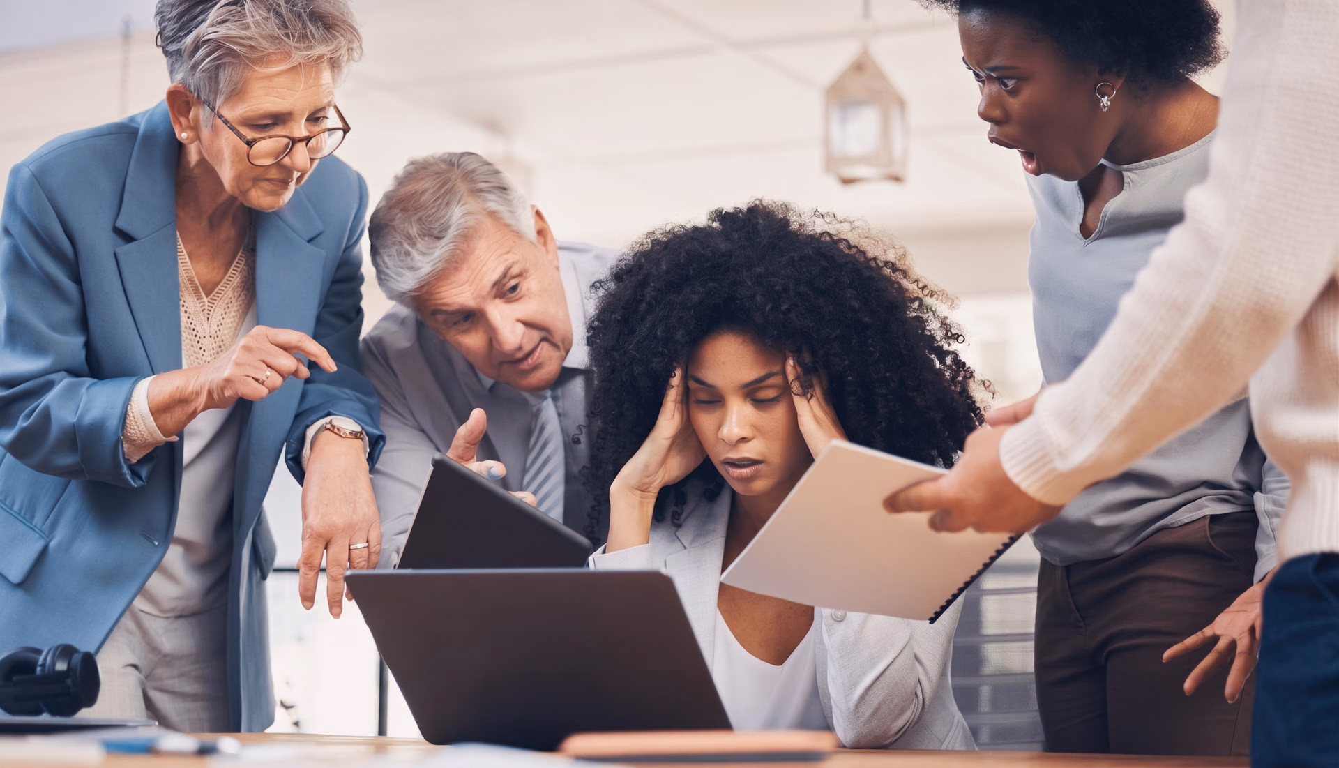 Managing crises within a company can be stressful