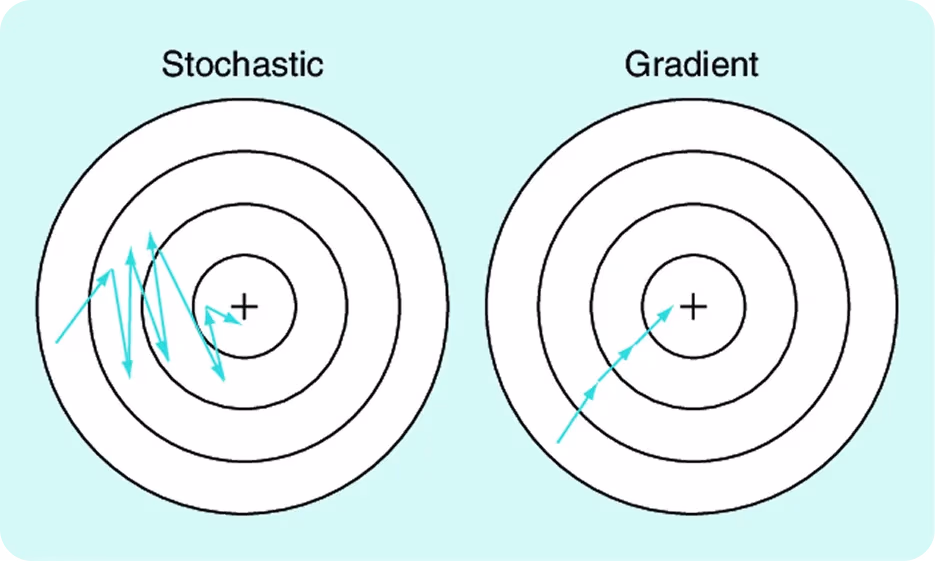 Stochastischer Gradientenabstieg im Vergleich zum Gradientenabstieg
